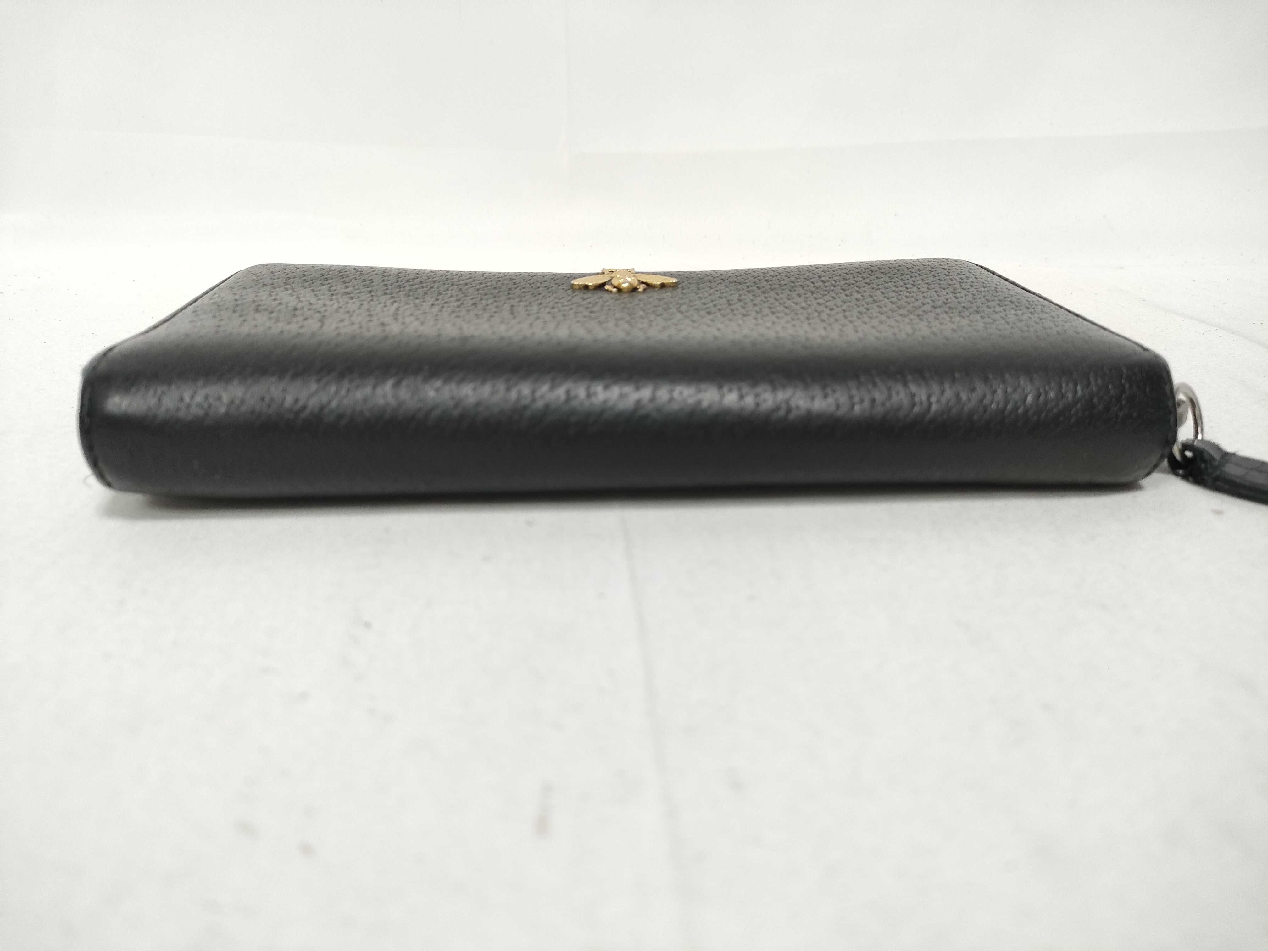 523667 Animalie Shrimp Zip-Around Wallet Leather Black Wallet (IY9072) — view 5