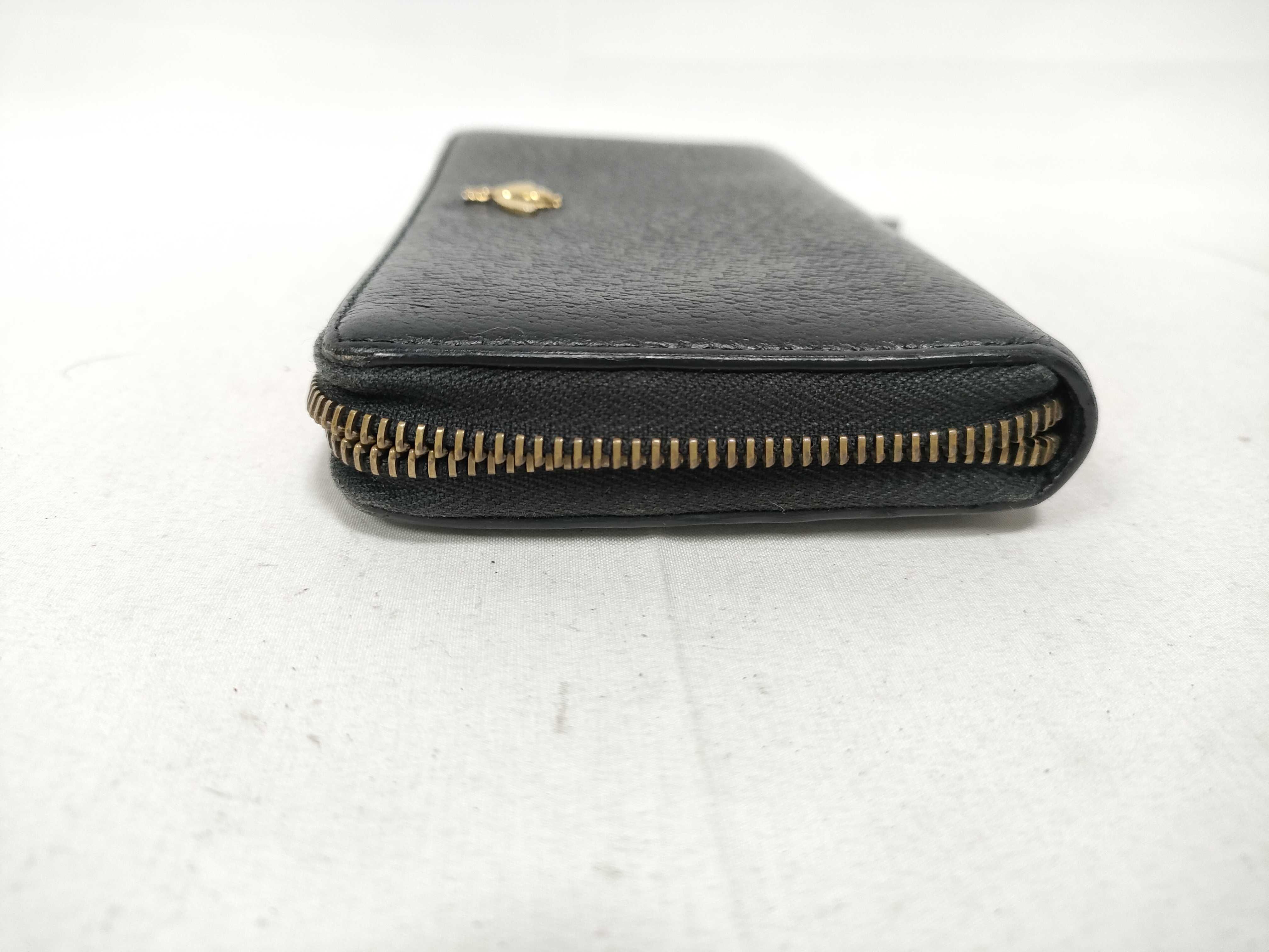 523667 Animalie Shrimp Zip-Around Wallet Leather Black Wallet (IY9072) — view 7