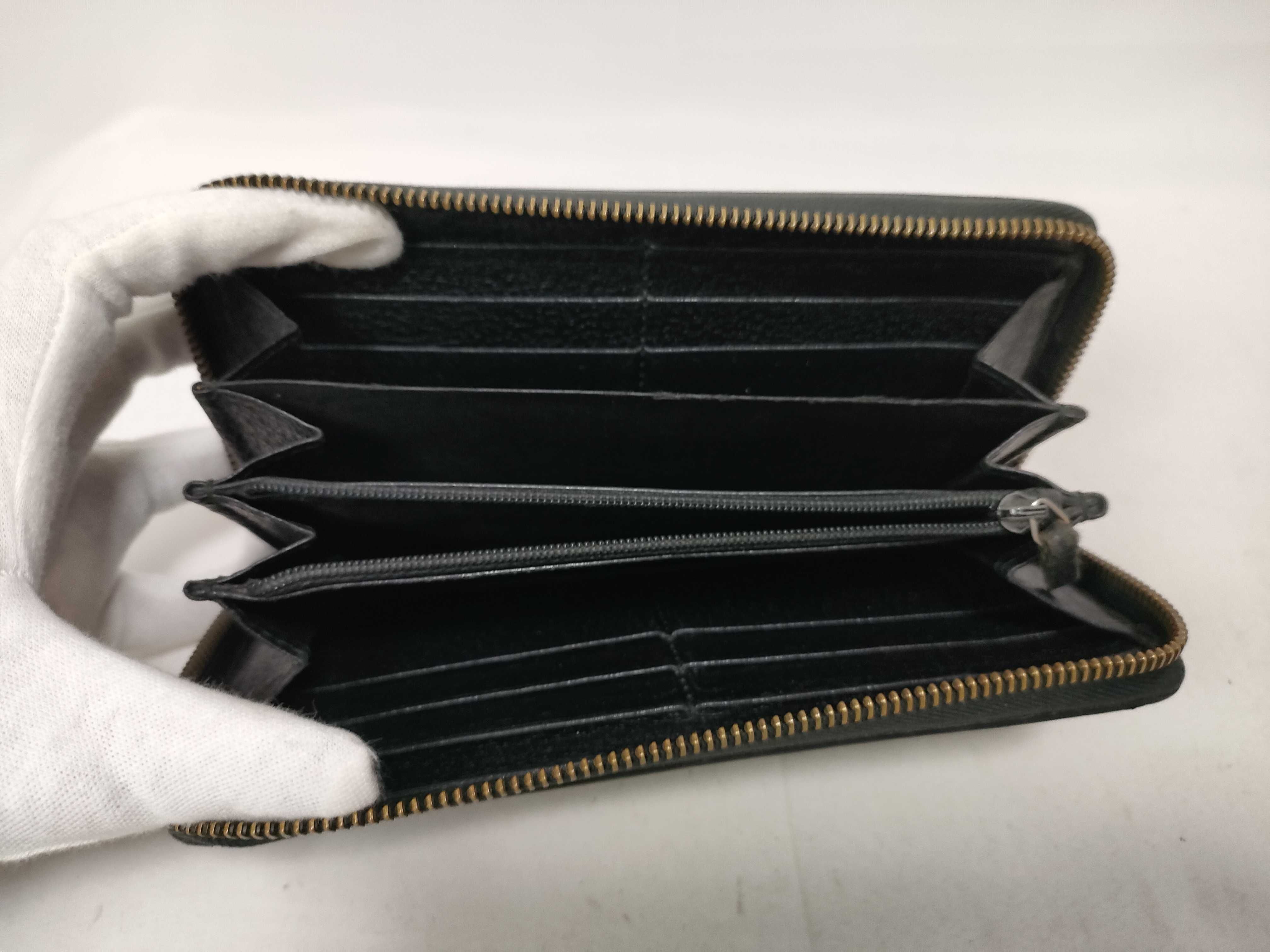 523667 Animalie Shrimp Zip-Around Wallet Leather Black Wallet (IY9072) — view 10