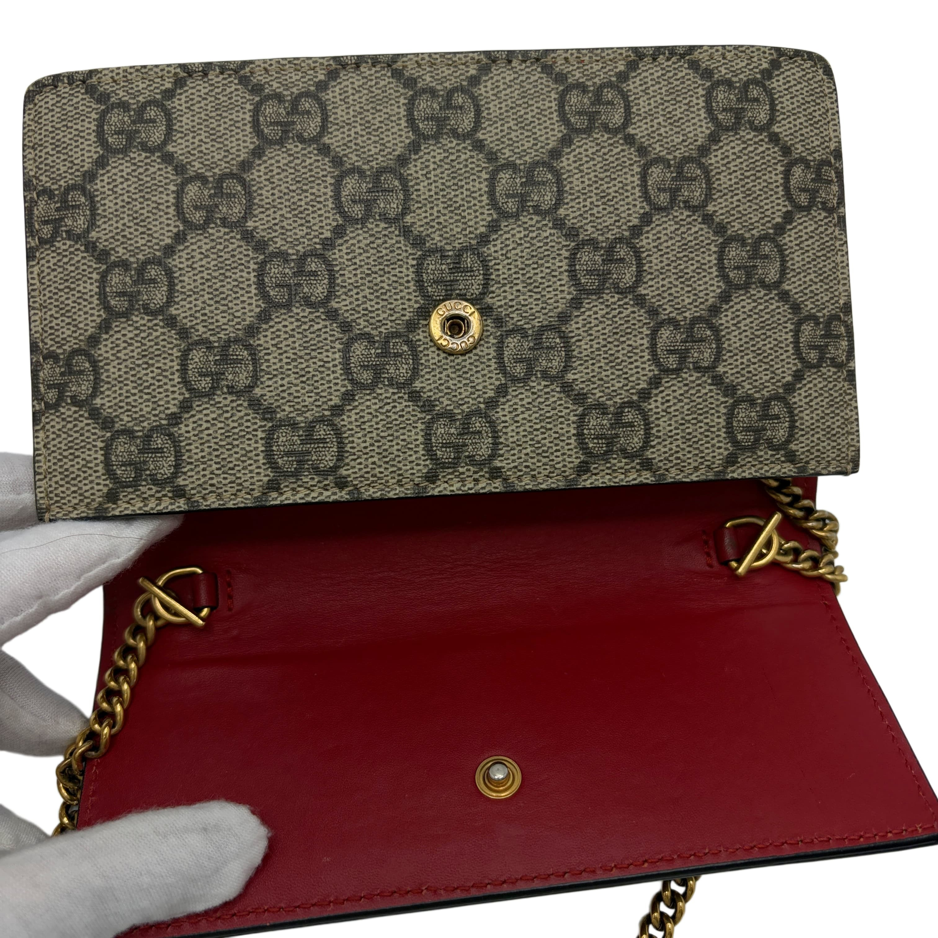 GG Supreme Cherry Mini Chain Shoulder Bag — view 6