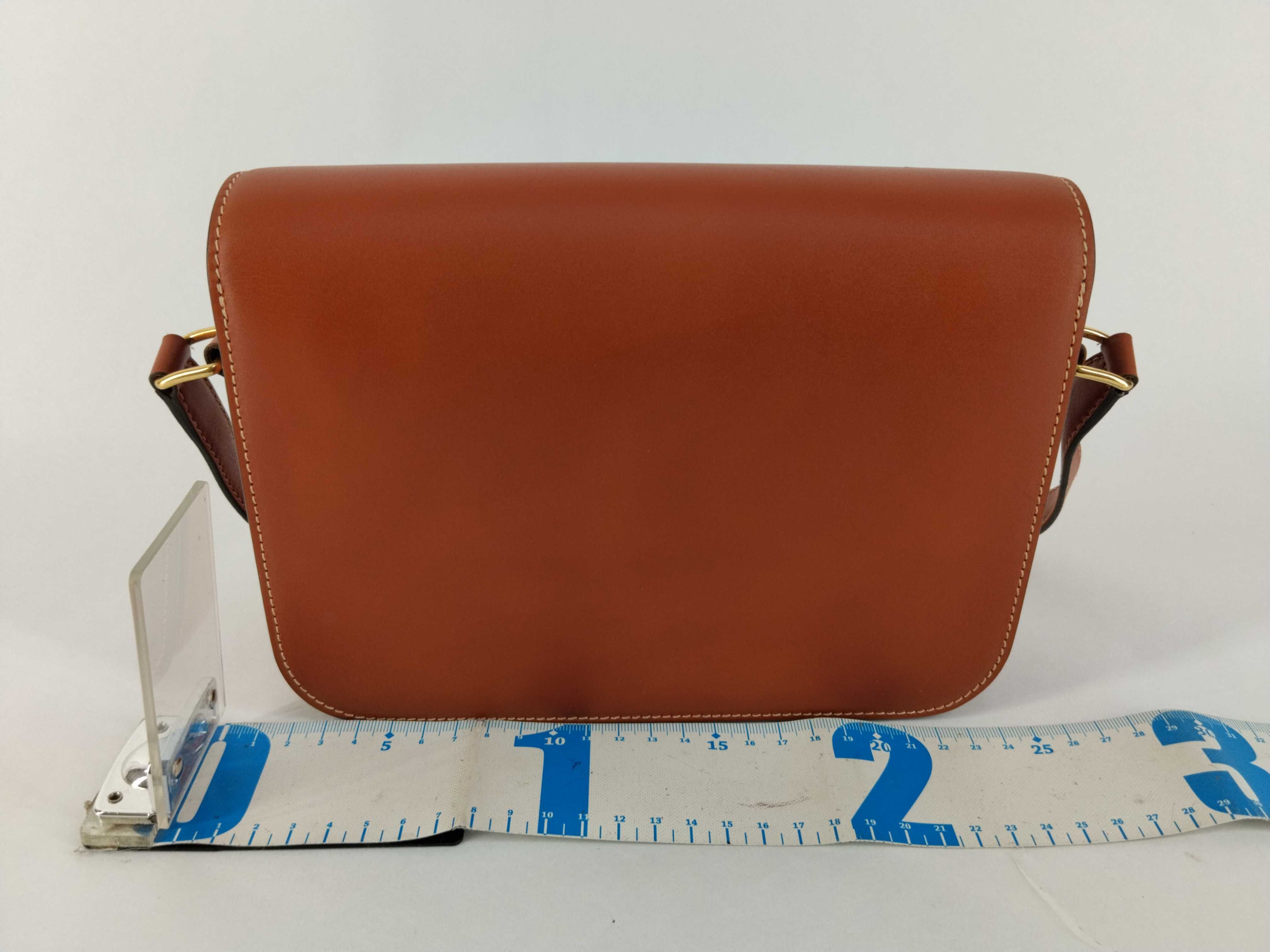 Triomphe Teen Leather Brown Shoulder Bag — view 2