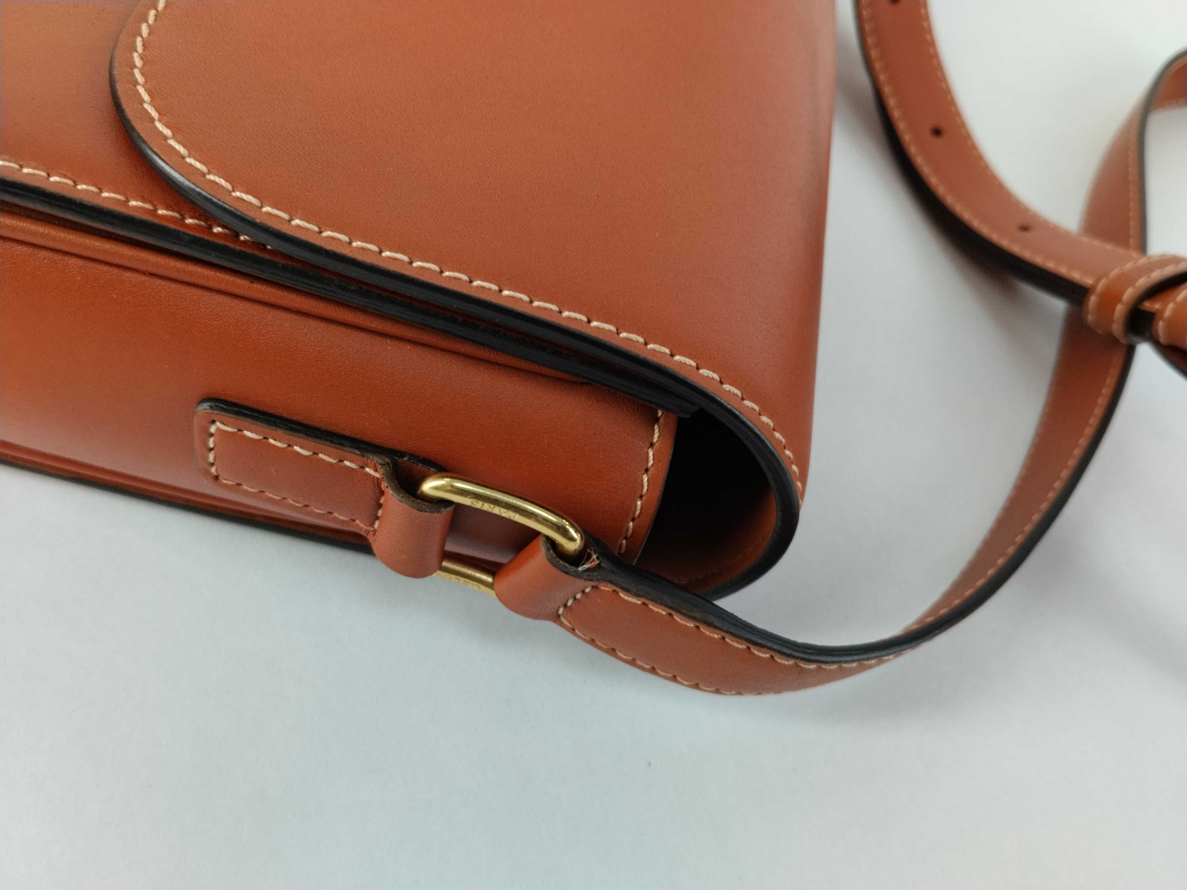 Triomphe Teen Leather Brown Shoulder Bag — view 5