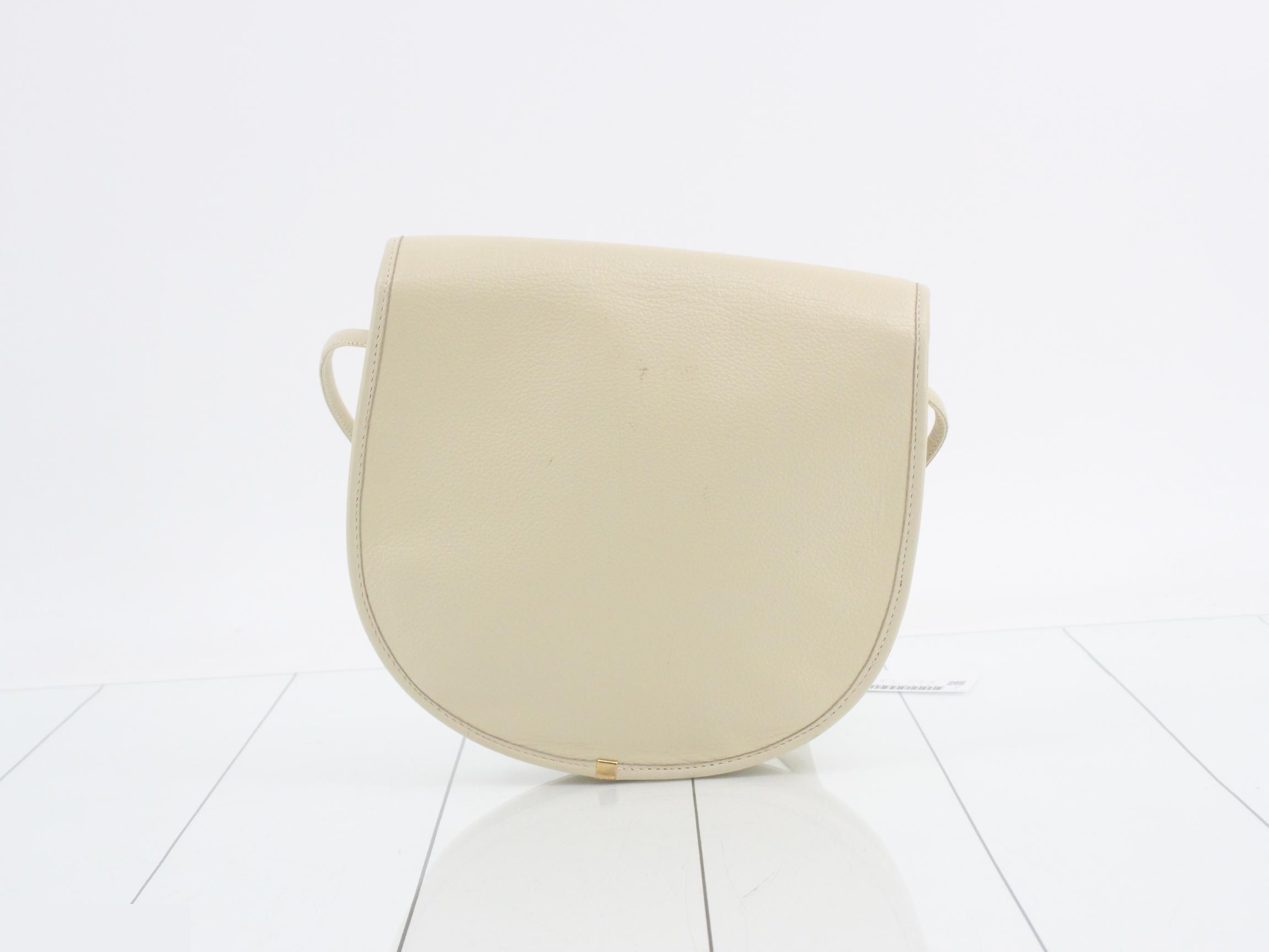 Leather logo plate shoulder bag — view 2