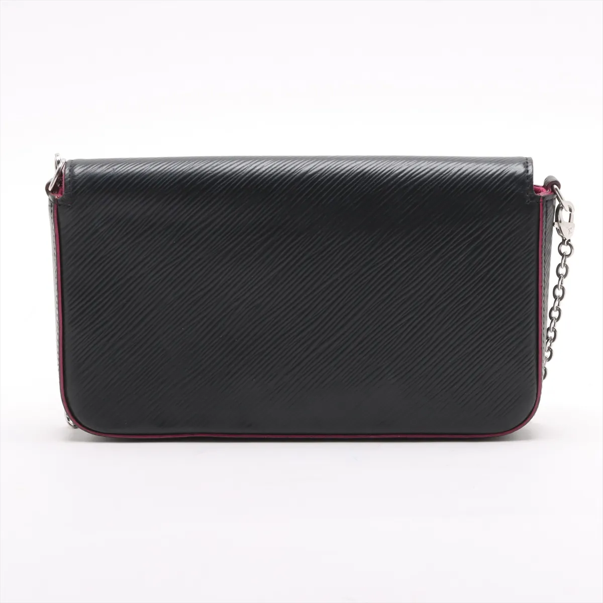 Epi Pochette Félicie M64579 TJ1158 Black x Pink — view 2