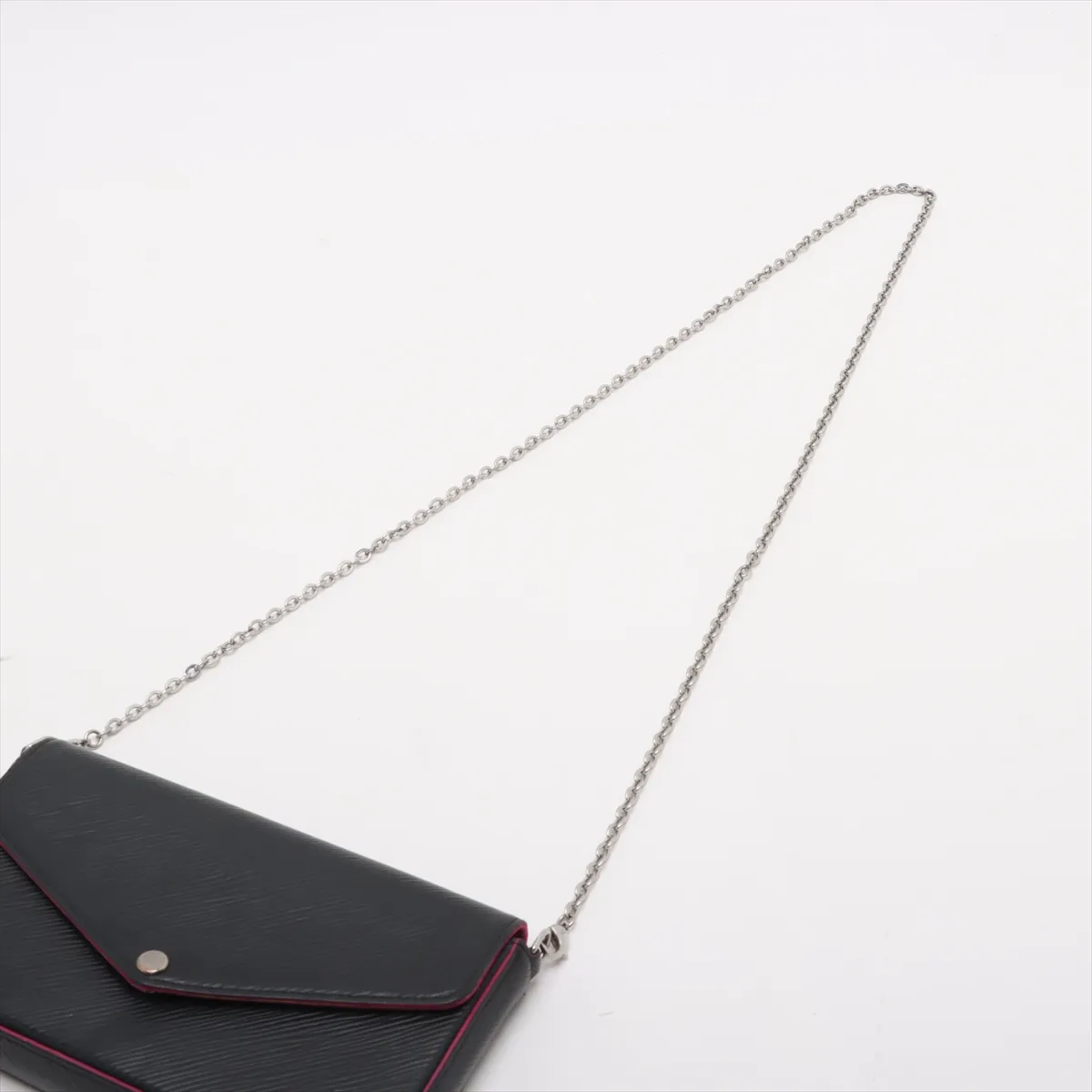 Epi Pochette Félicie M64579 TJ1158 Black x Pink — view 5
