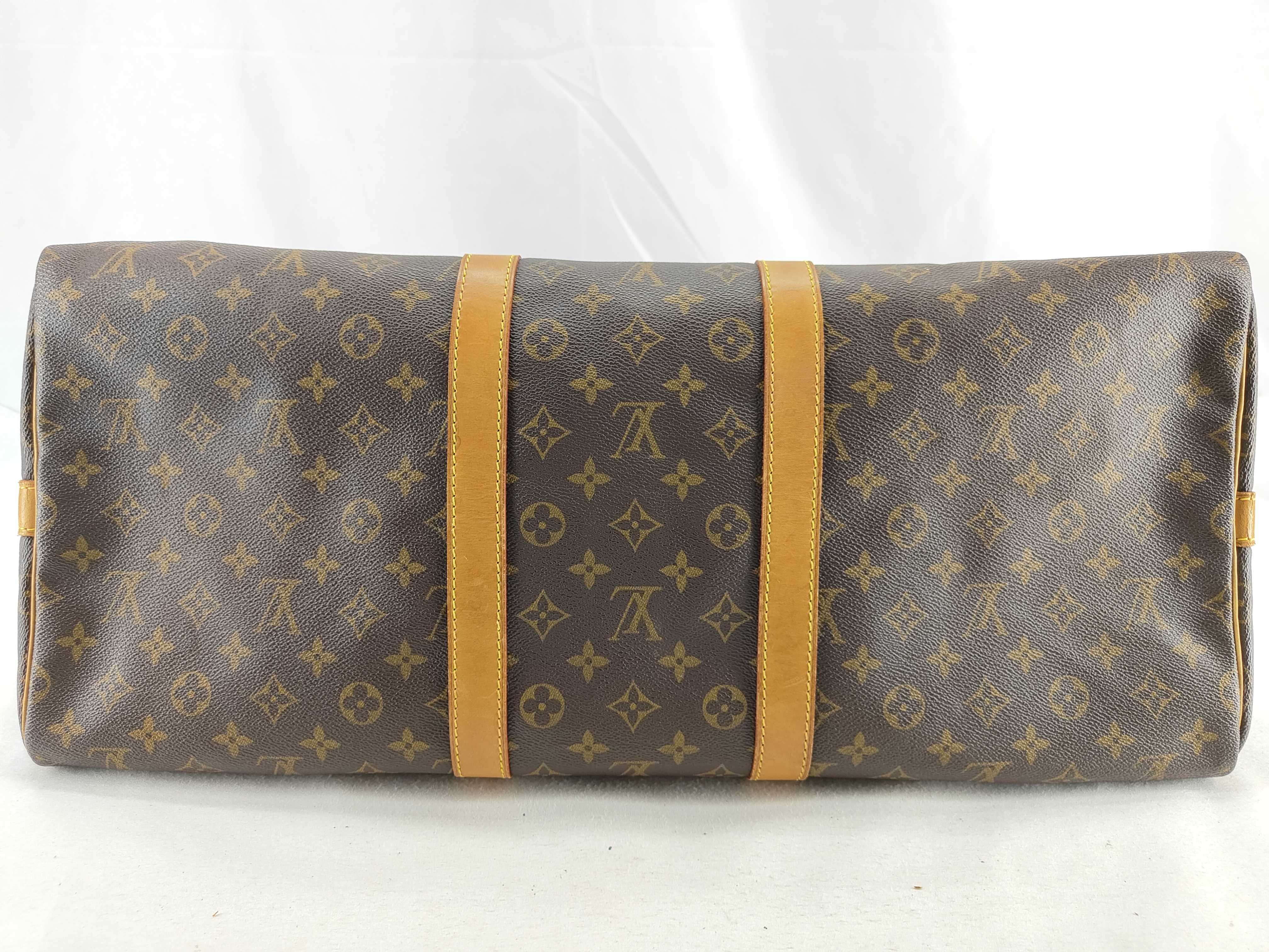 Monogram M41414 Keepall Bandoulière 55 Boston Bag — view 12