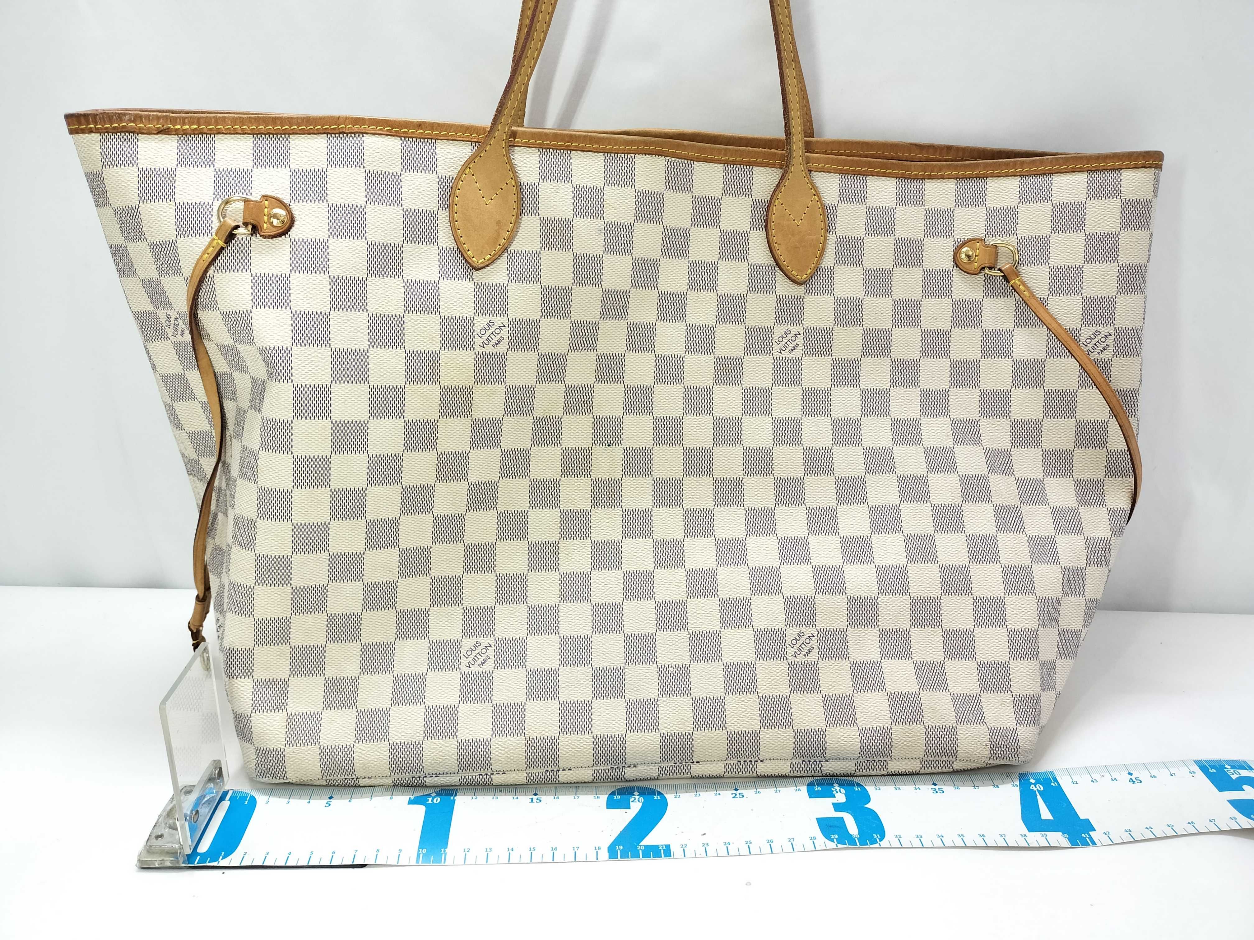 Damier Azur Neverfull GM N51108 SD0111 Tote Bag — view 2
