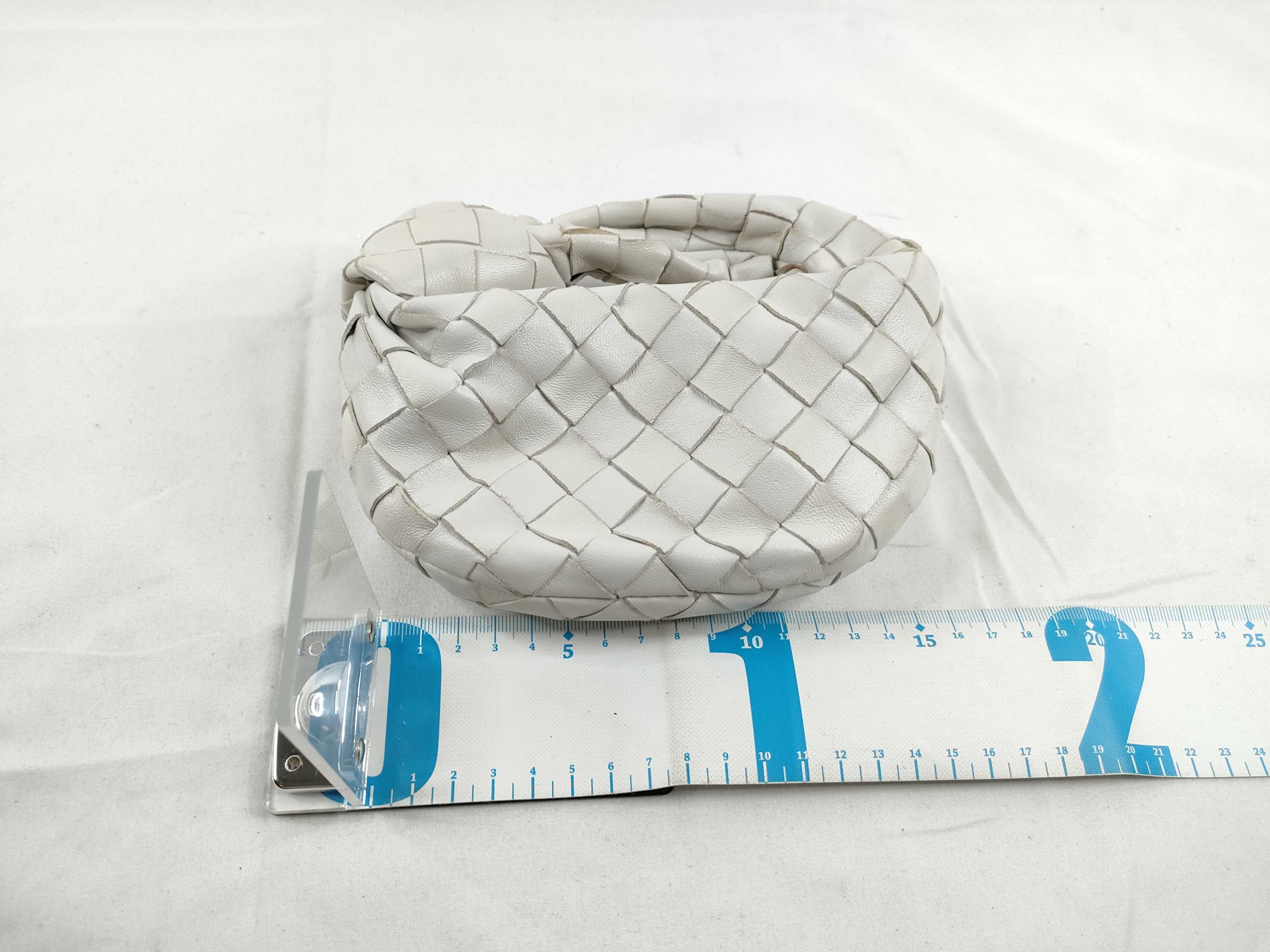 Intrecciato DU- Intrecciato Candy Jodi Leather Handbag White — view 2