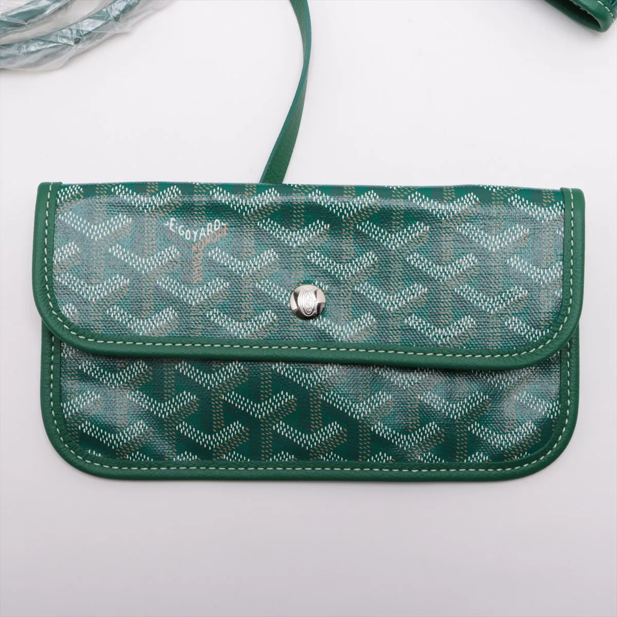 Saint Louis PM PVC x Leather Tote Bag Green — view 10