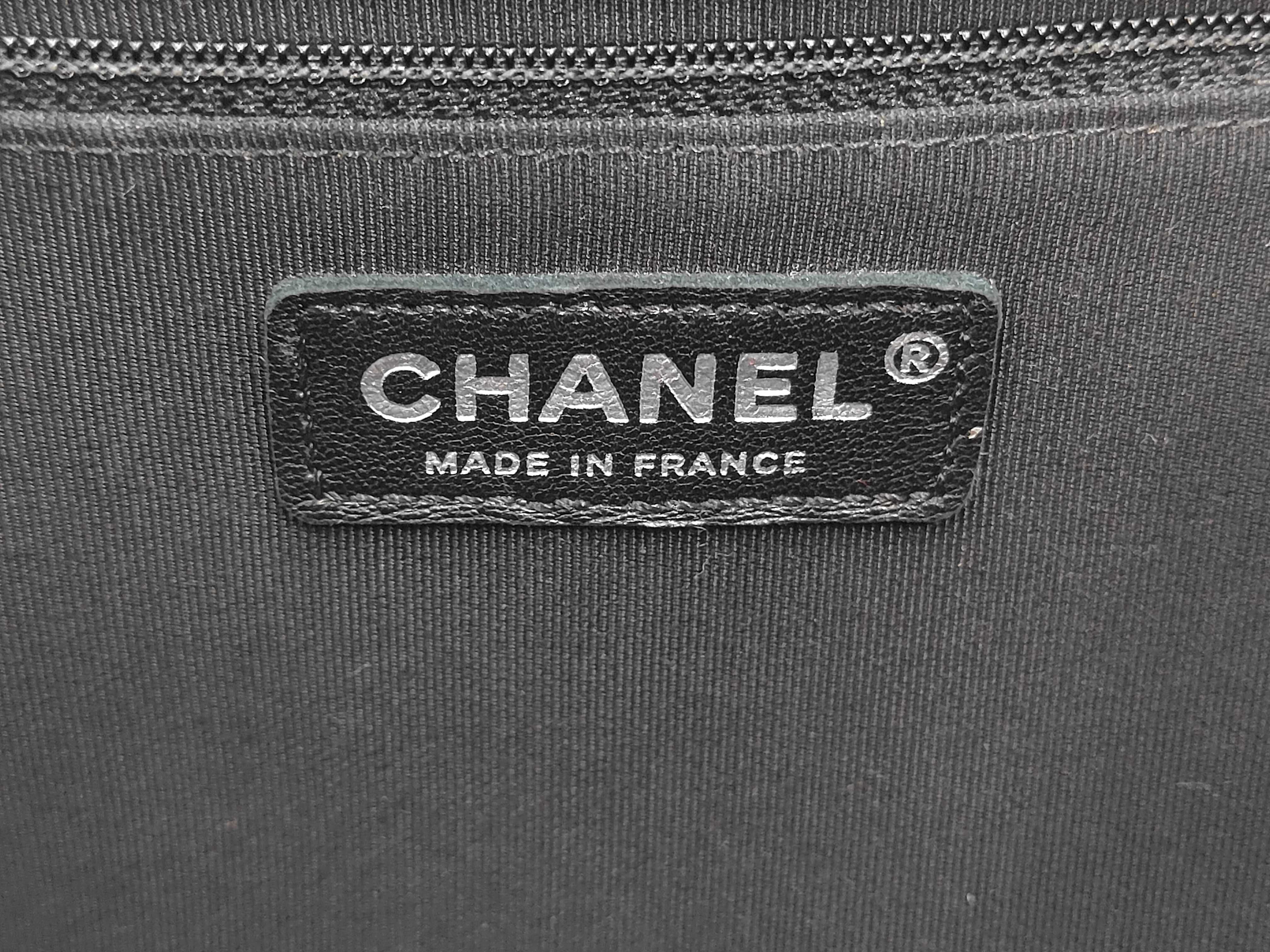 Boy Chanel Black Chain Shoulder Bag (Serial Number 19) — view 10