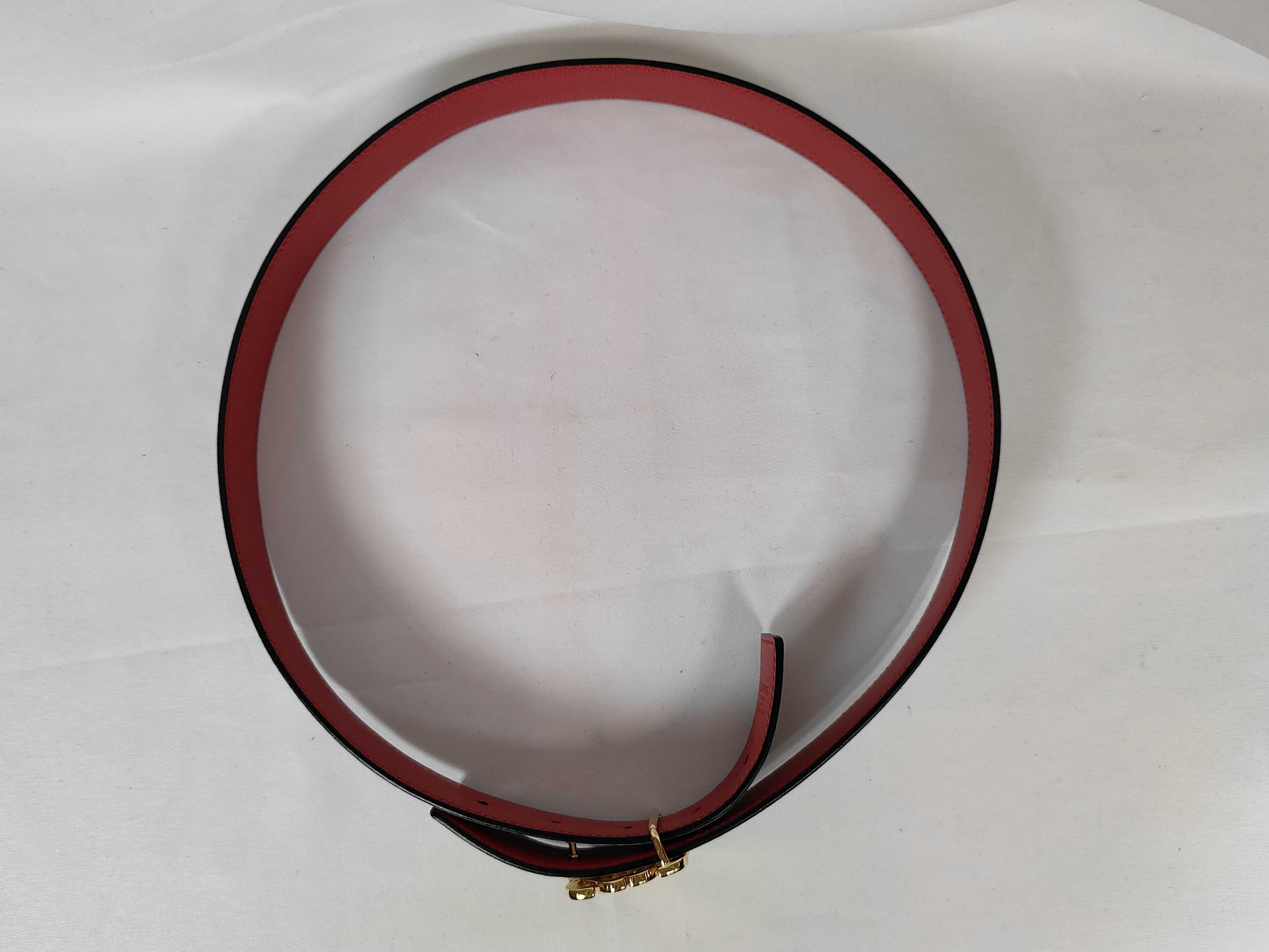 belt, Anagram buckle, leather belt — view 3