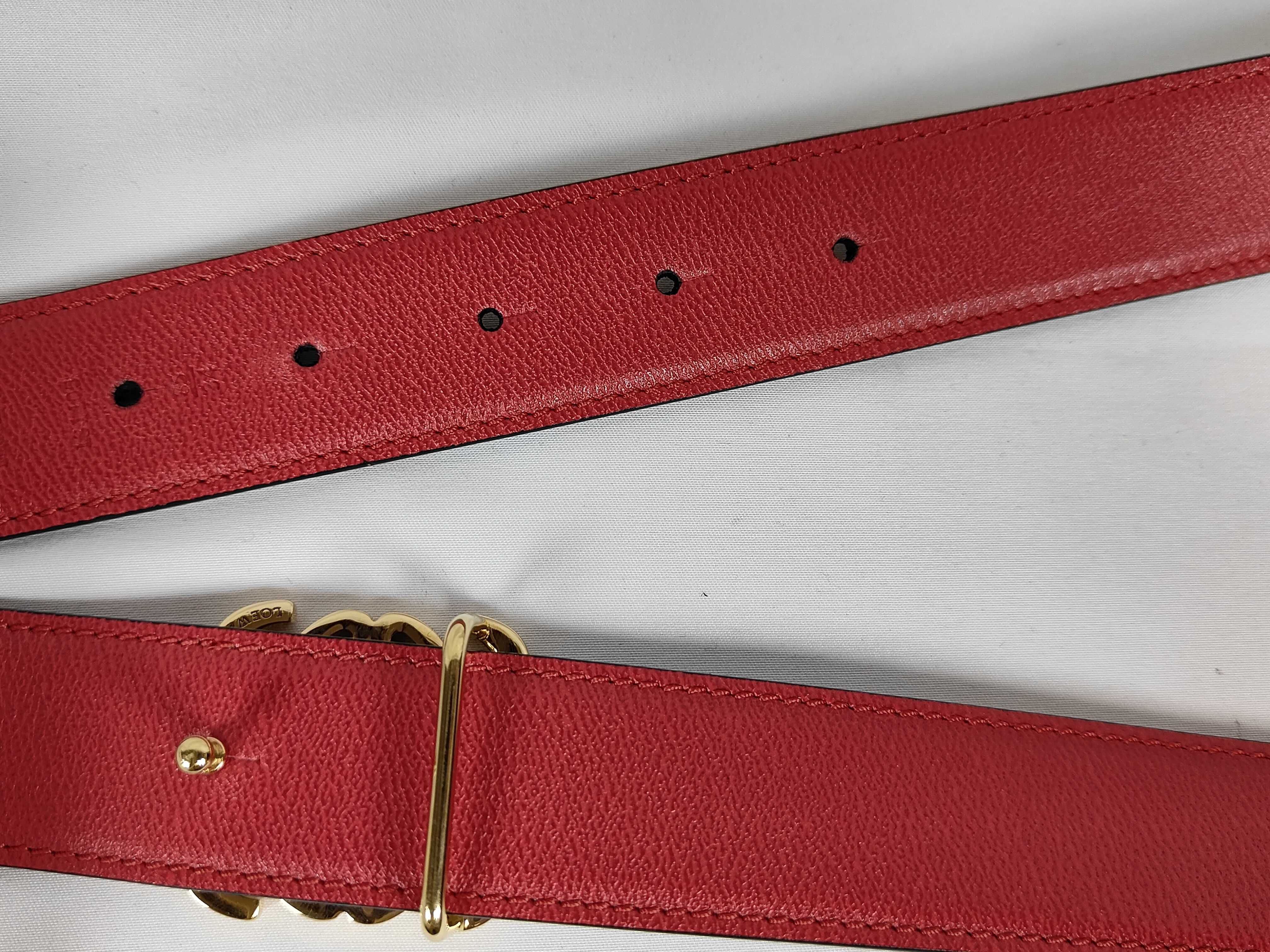belt, Anagram buckle, leather belt — view 4