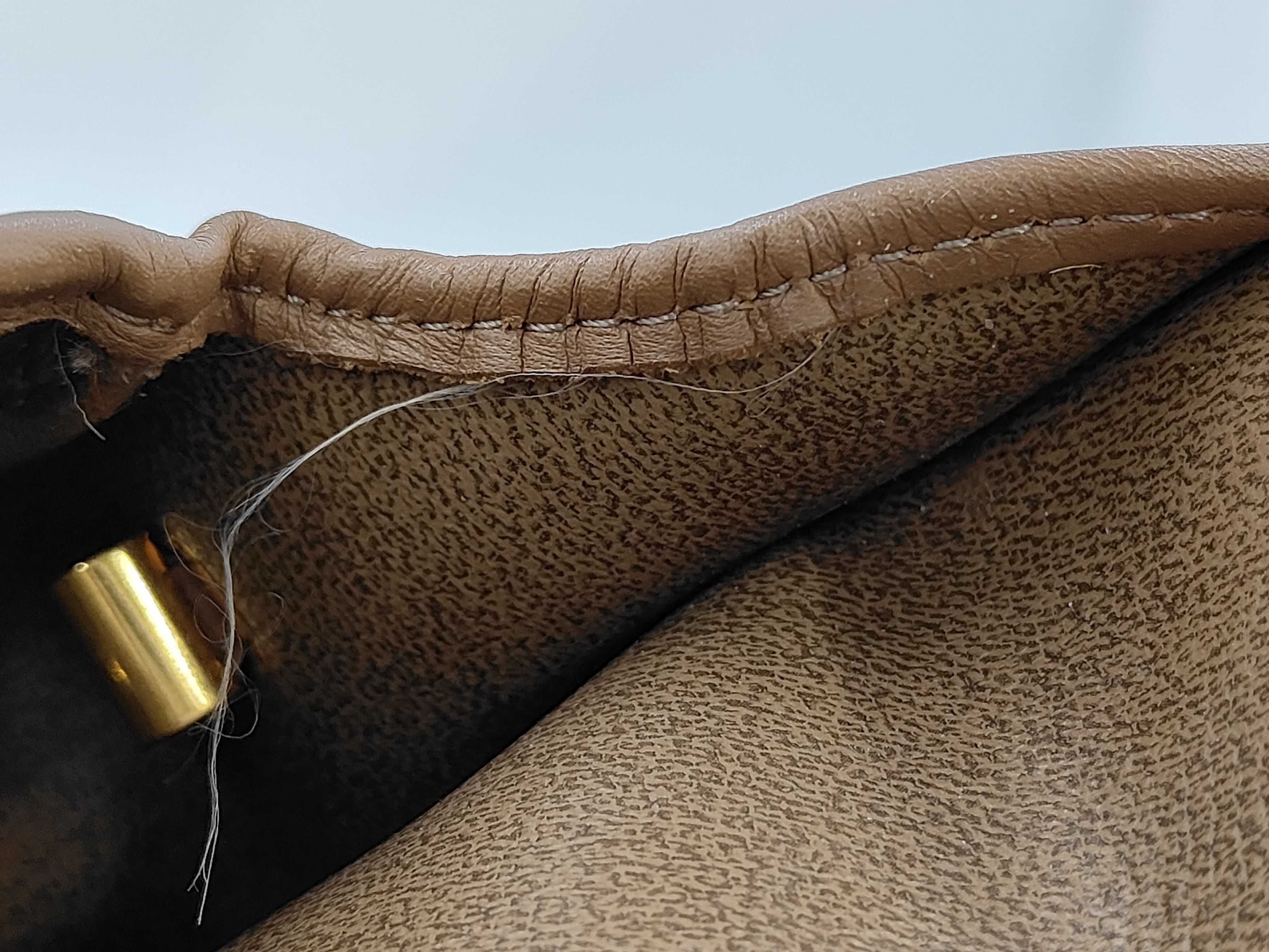 Honeycomb Pattern Shoulder Bag, Khaki — view 12