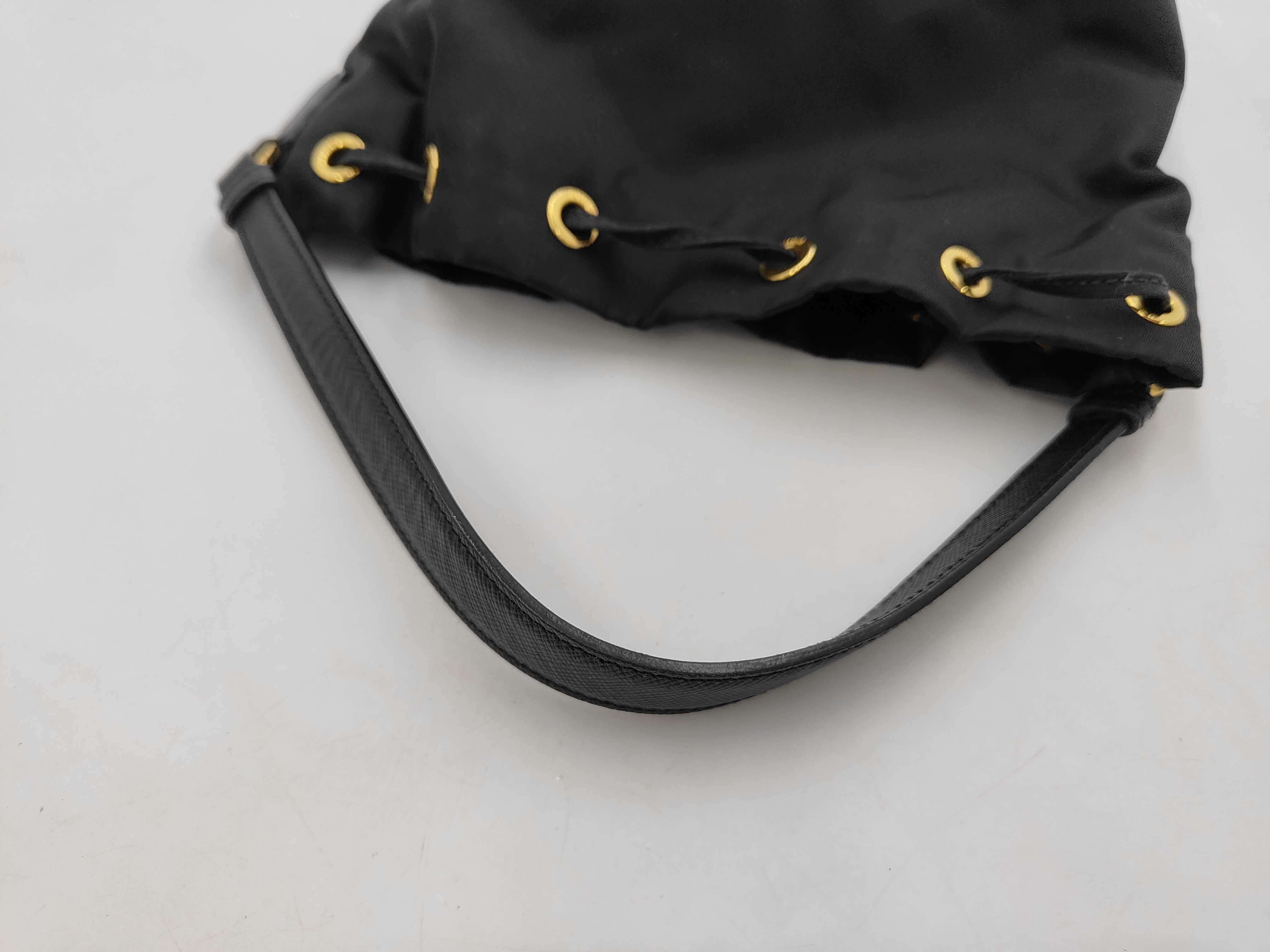 Nylon Bag NYLON DRAWSTRING BUCKET 2WAY 1BH038 Tote Bag — view 6
