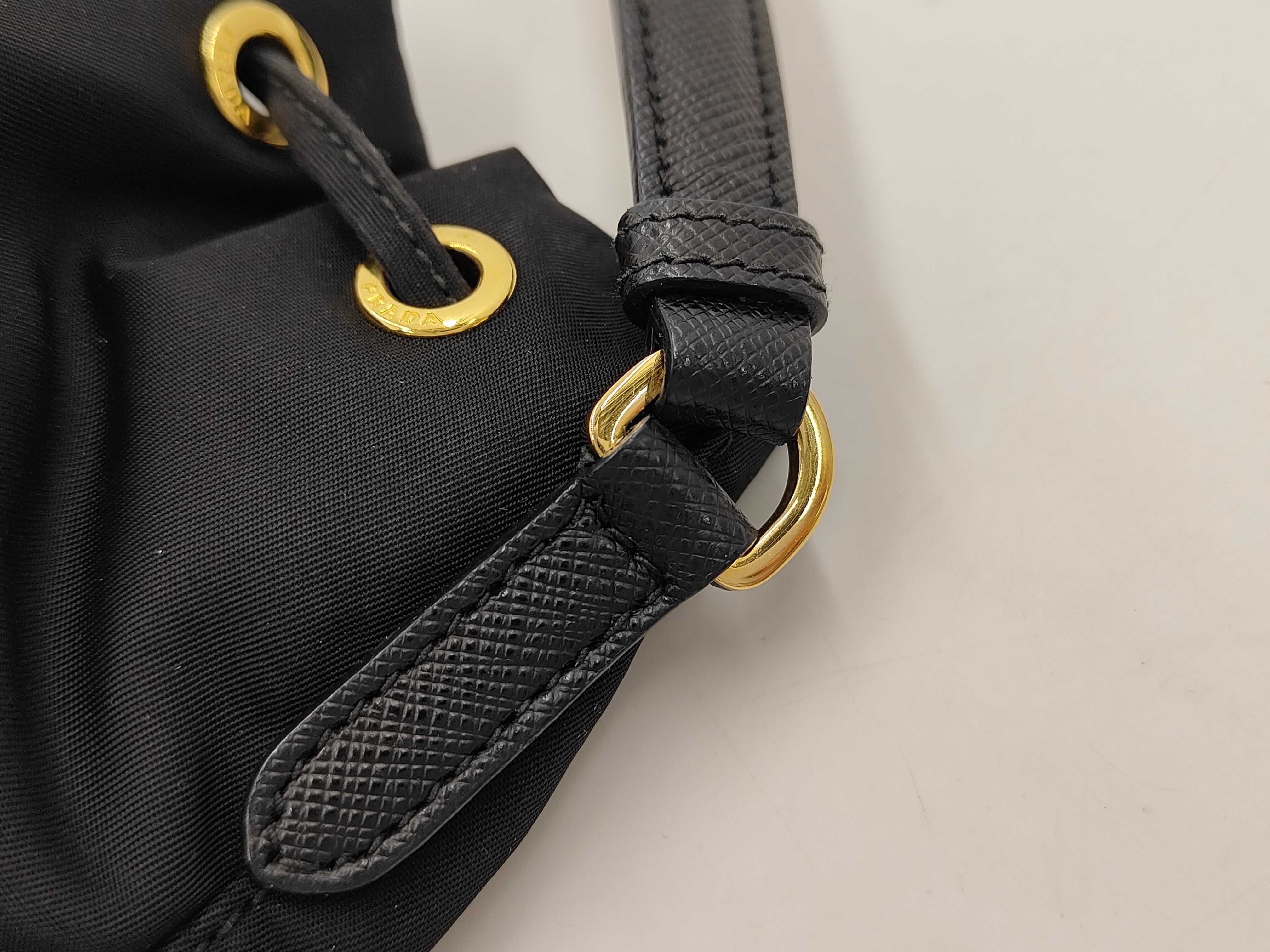 Nylon Bag NYLON DRAWSTRING BUCKET 2WAY 1BH038 Tote Bag — view 7