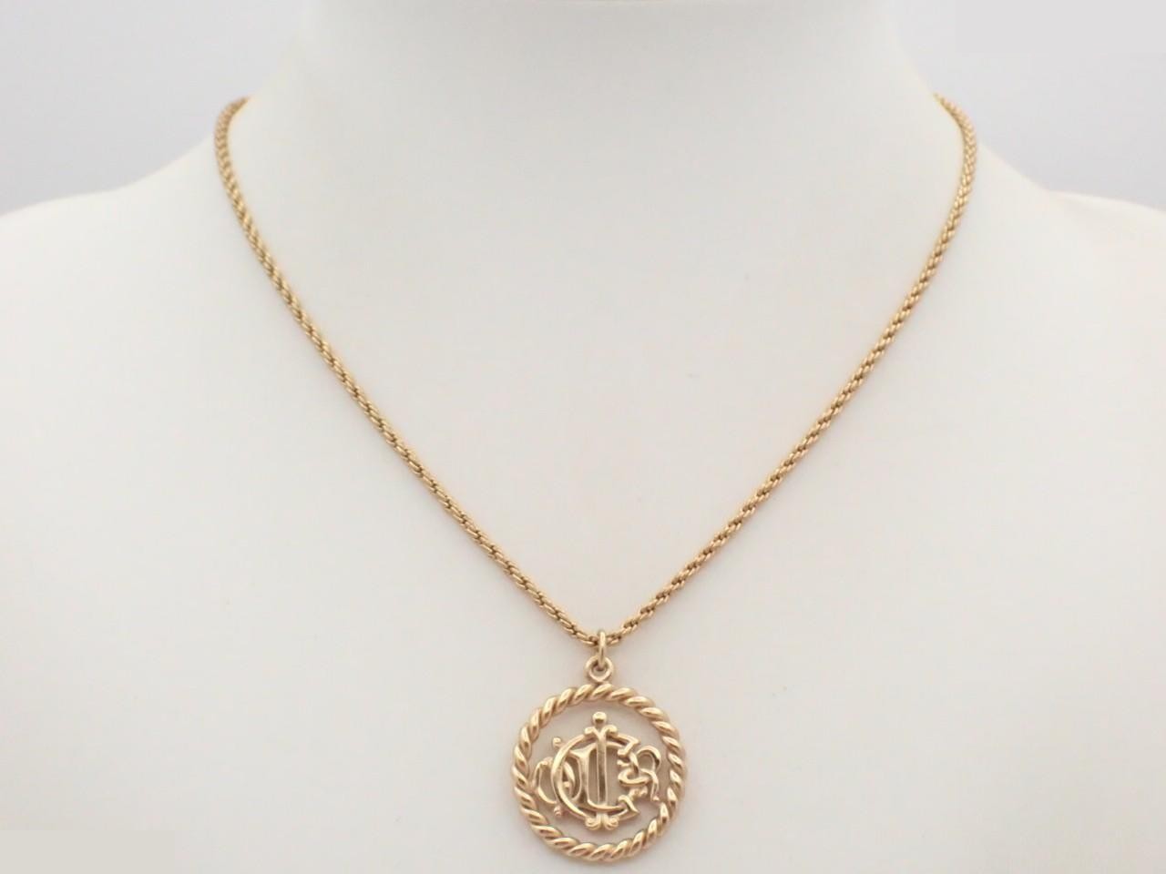 Gold necklace, chain approximately 42cm — view 3