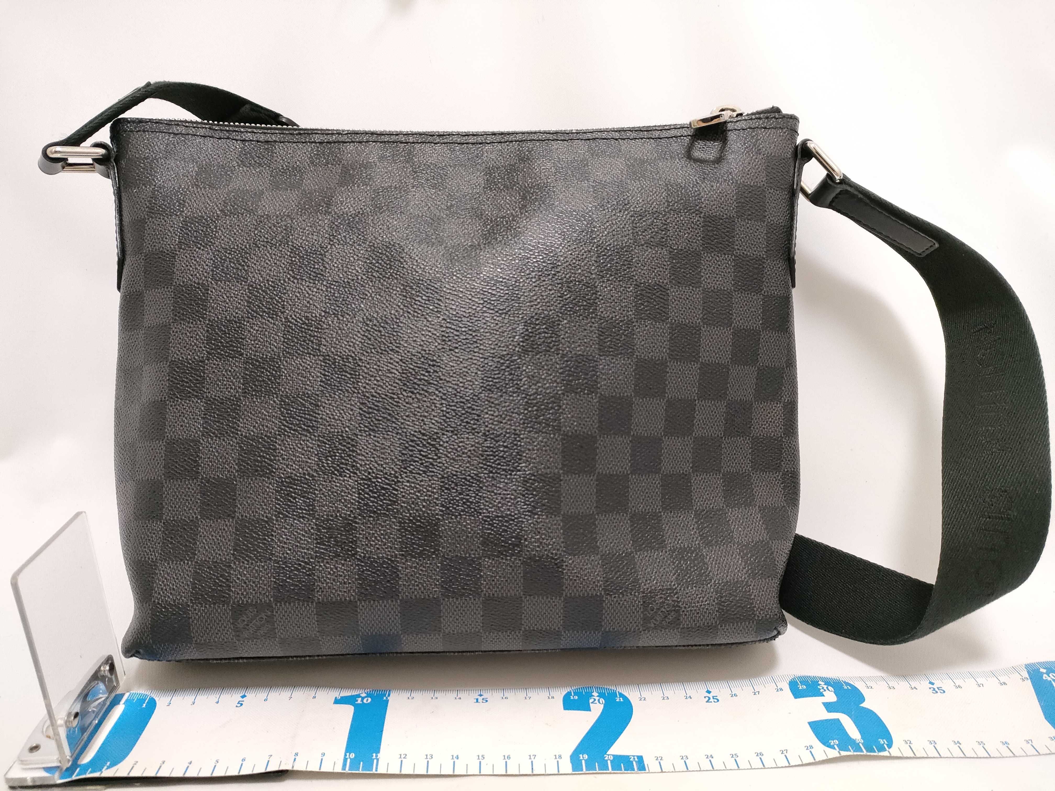 Damier Graphite Mick PM N41211 SR2143 Black Shoulder Bag — view 2