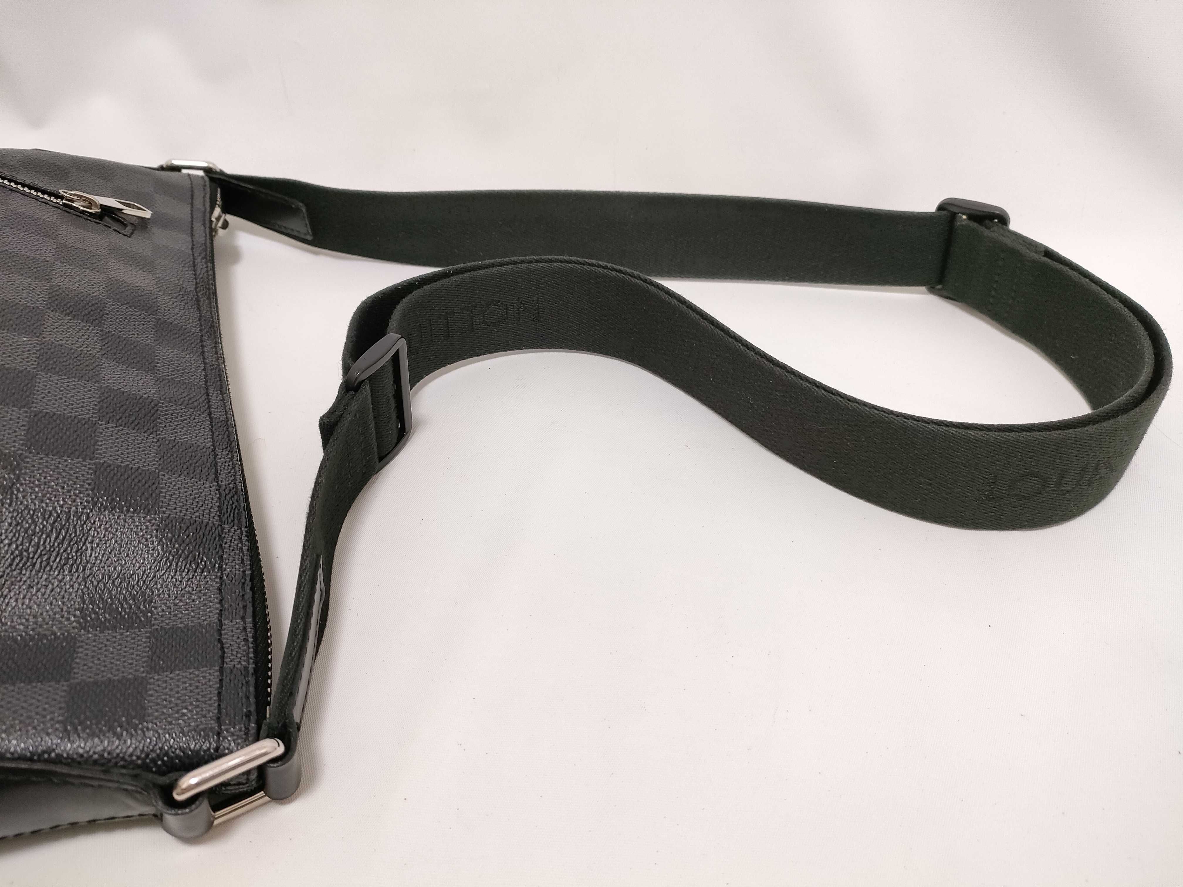 Damier Graphite Mick PM N41211 SR2143 Black Shoulder Bag — view 3