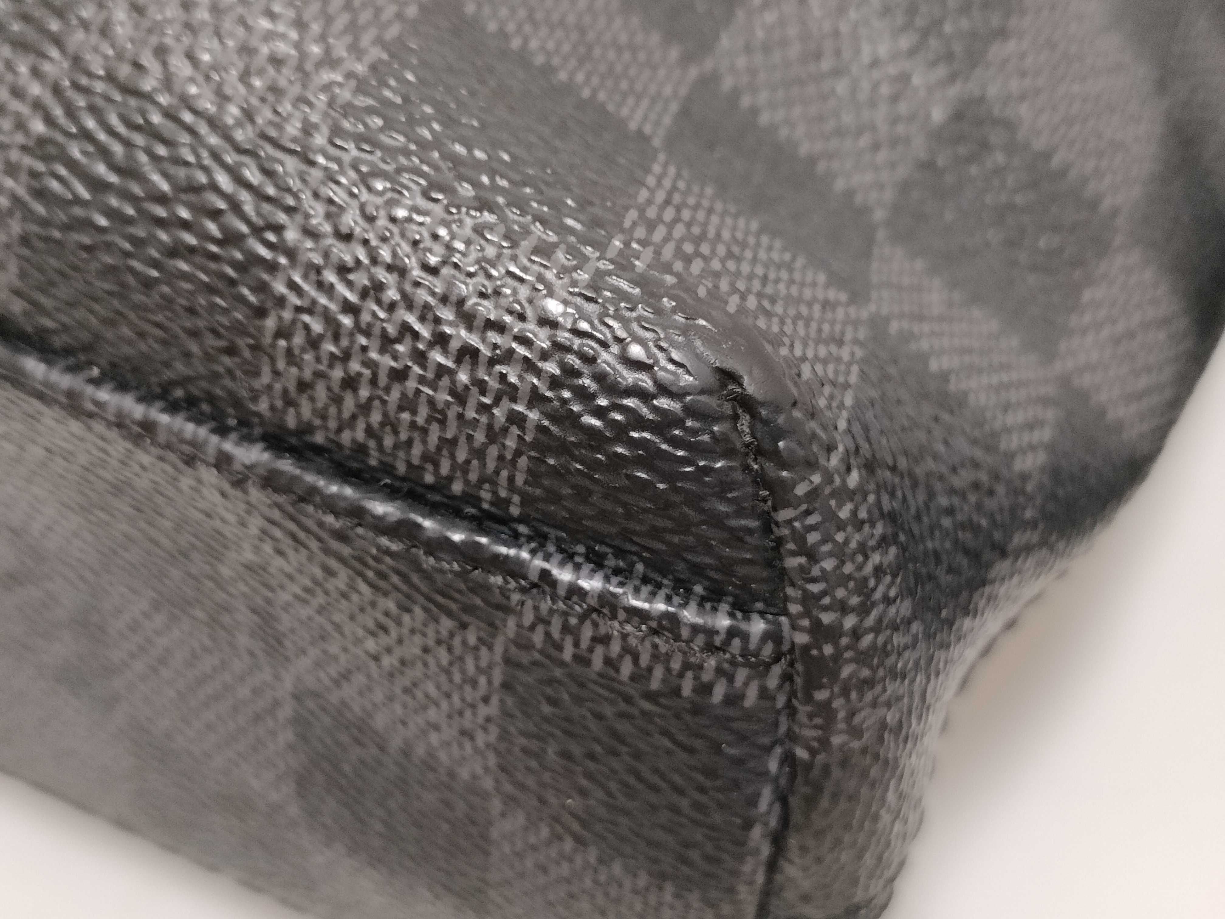 Damier Graphite Mick PM N41211 SR2143 Black Shoulder Bag — view 7