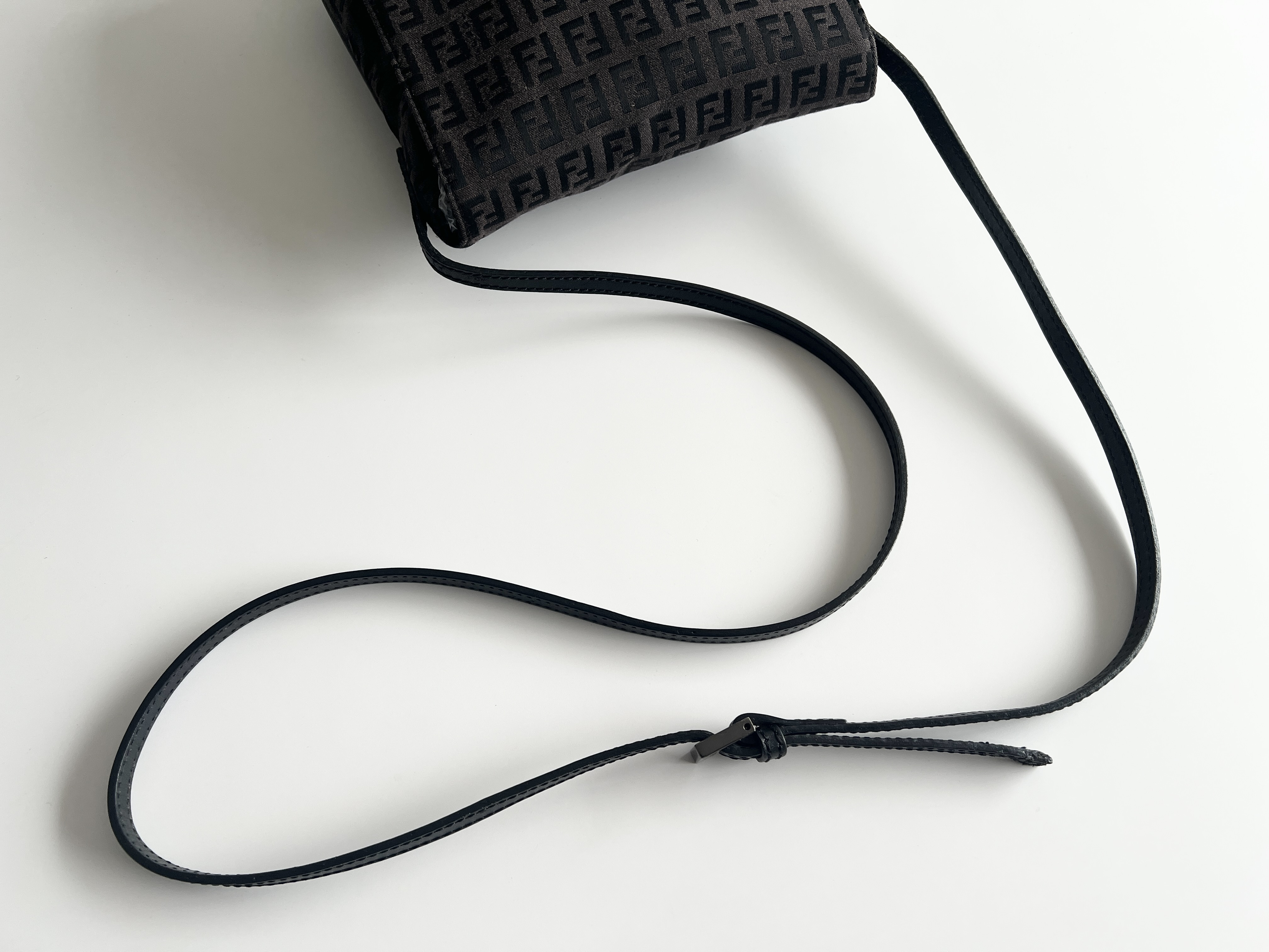 Mamma Zucchino Canvas Leather Shoulder Bag One Shoulder Bag — view 3
