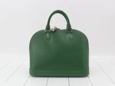 Epi Alma Borneo Green Handbag