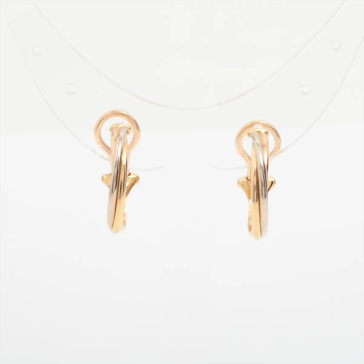 Trinity Earrings 750 (YG x PG x WG) 3.6g 980040 — view 2