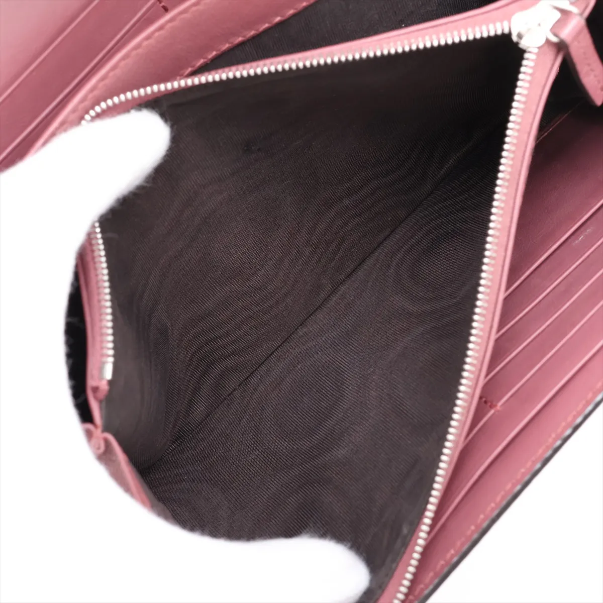 GG Blooms Dionysus PVC x Leather Chain Wallet Beige x Pink 401231 — view 8
