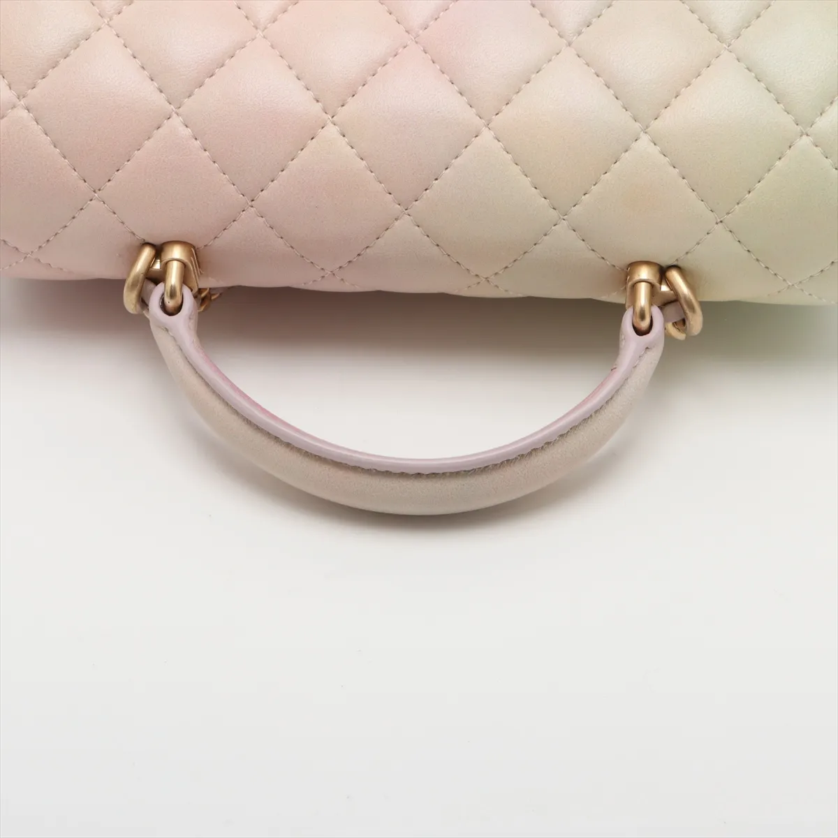 Mini Matelasse Lambskin 2WAY Handbag Multicolor Gold Hardware X7LKCUP4 Random Plate — view 5