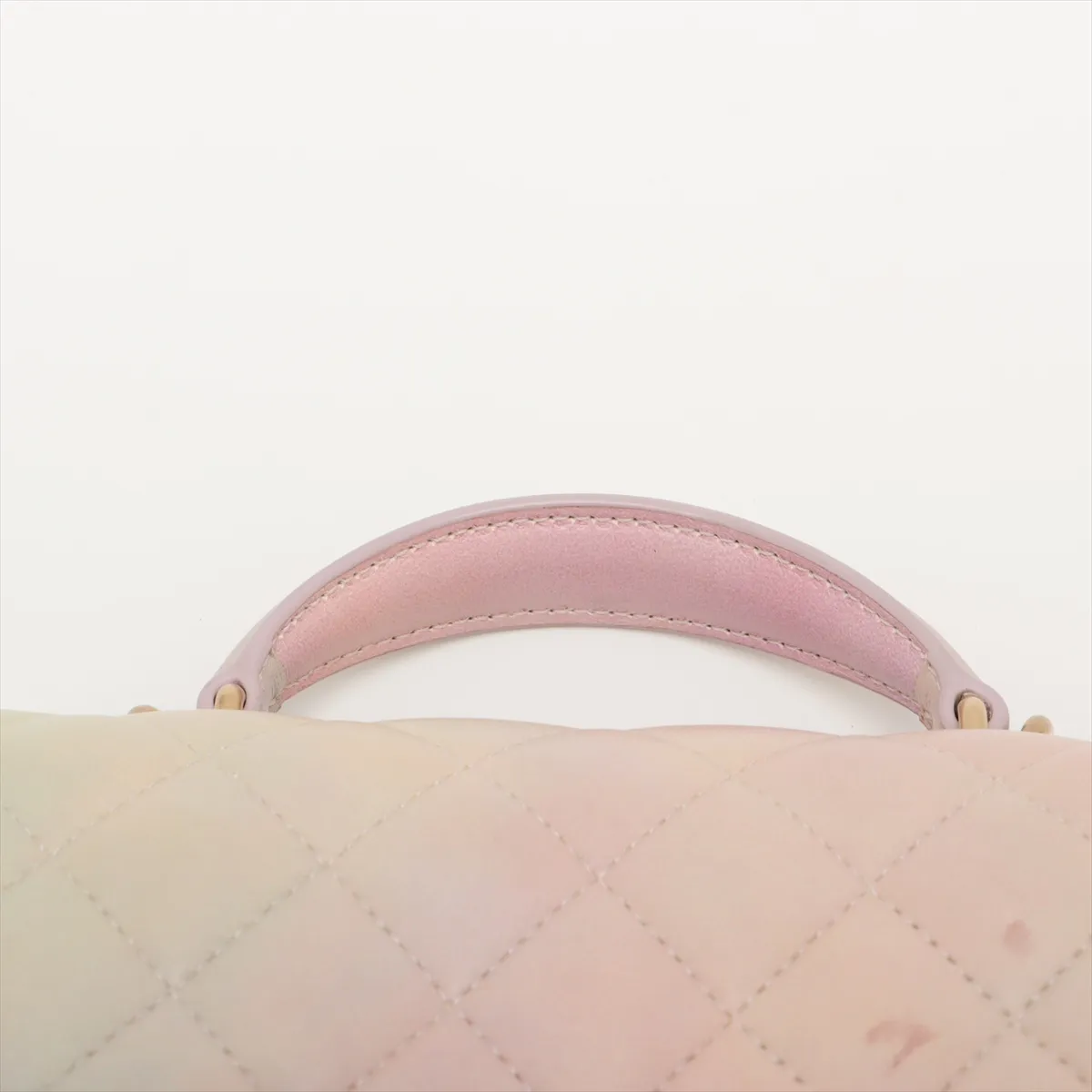 Mini Matelasse Lambskin 2WAY Handbag Multicolor Gold Hardware X7LKCUP4 Random Plate — view 6
