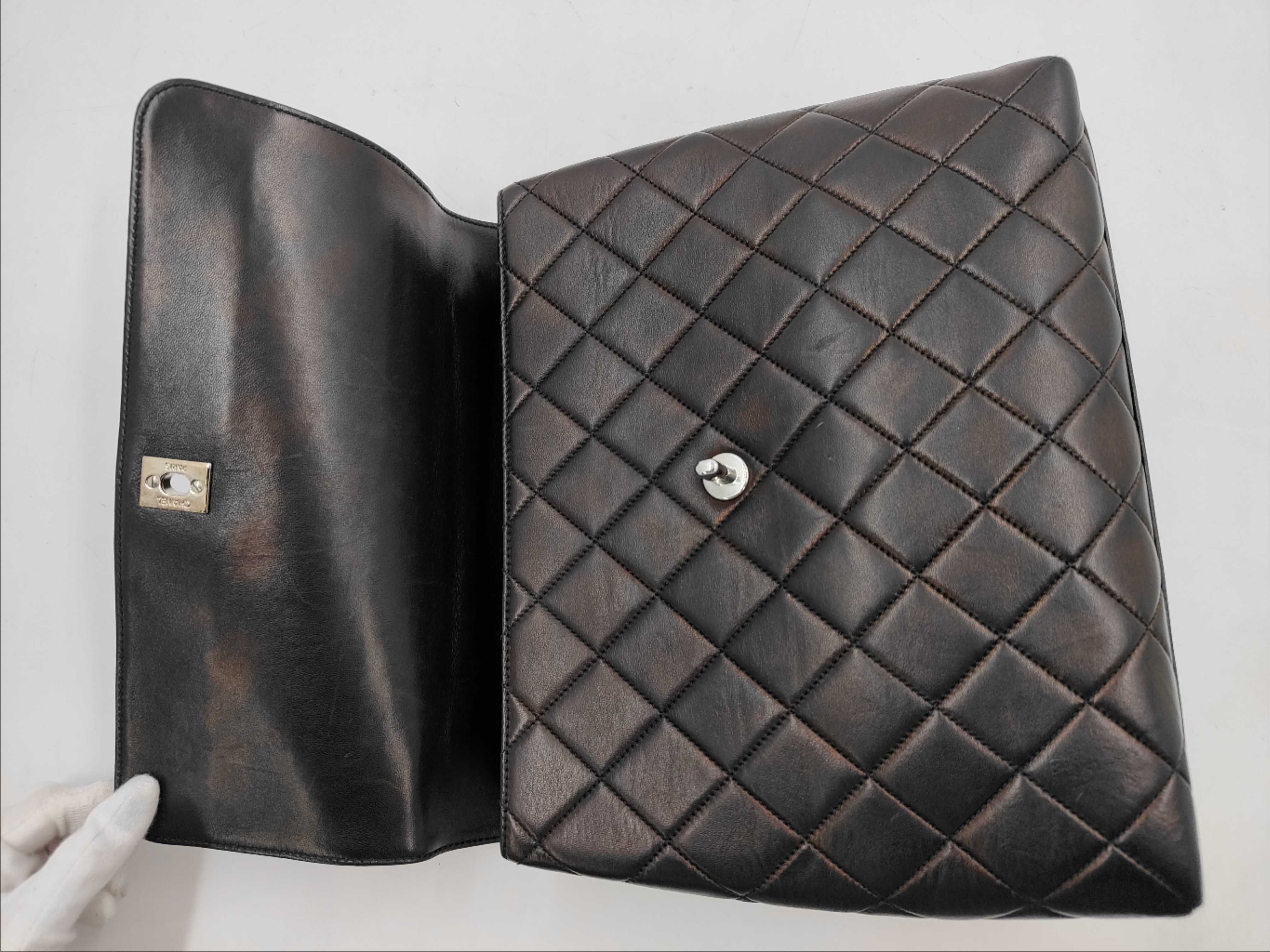 Tote Bag (Matte Lambskin, with Guarantee Card) — view 8