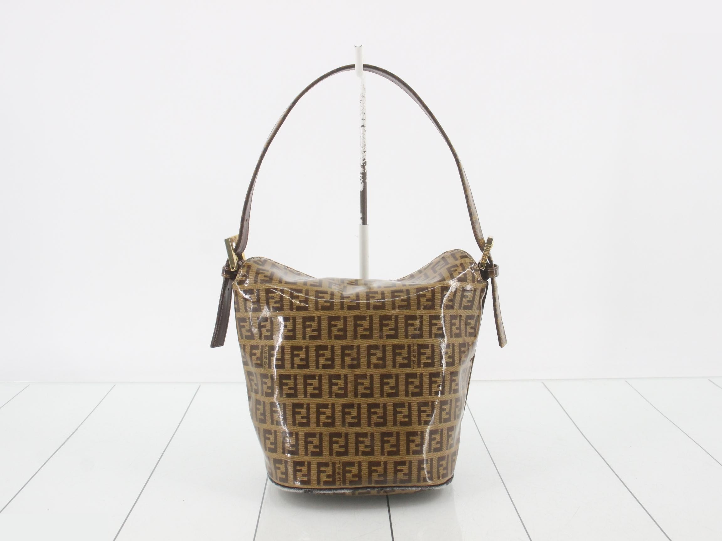 Other lines: Bags & Handbags - Mamma Bucket Enamel Brown — view 2