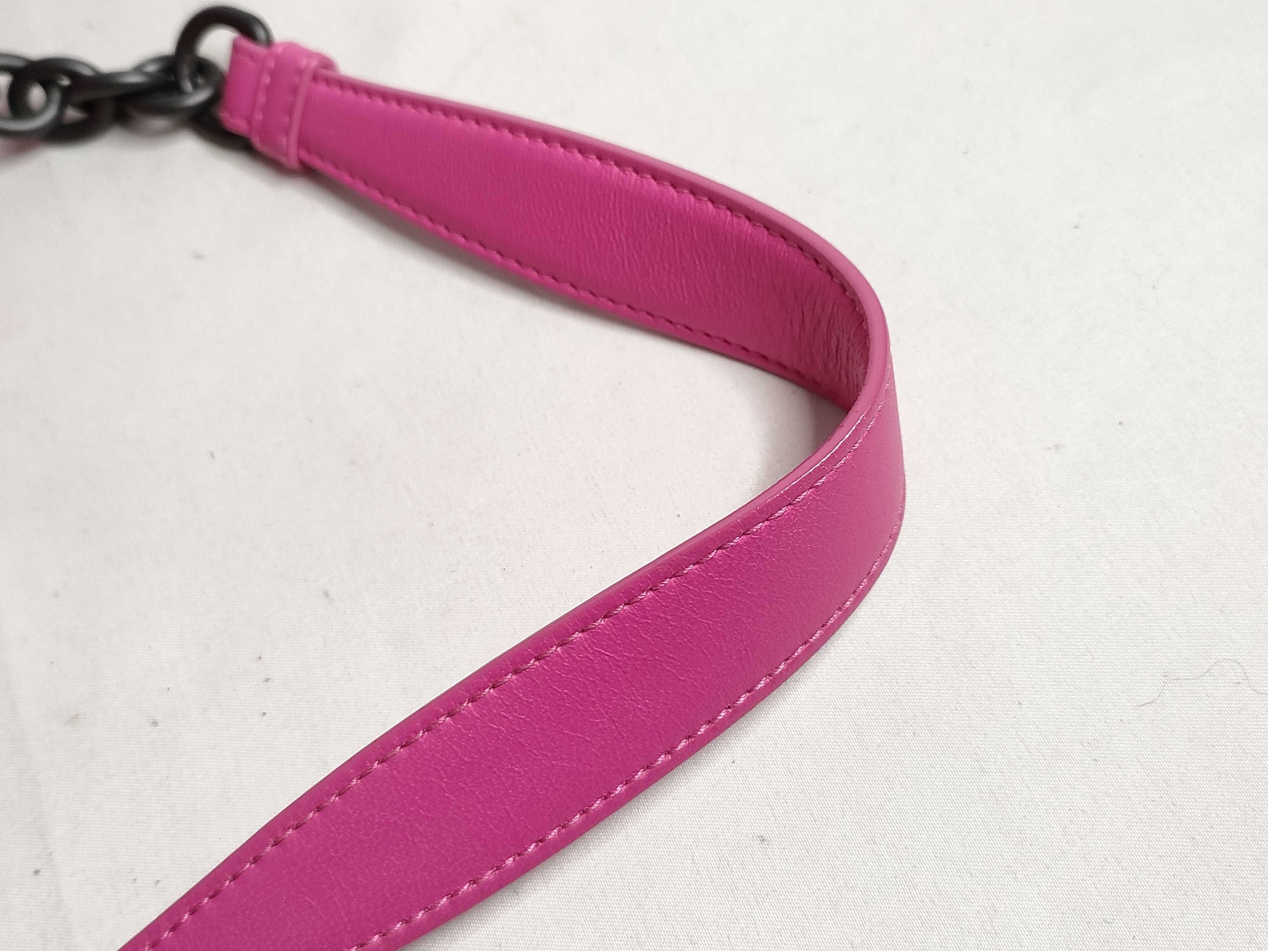 Intrecciato SG - Olympian Leather Chain Shoulder Bag Pink — view 4