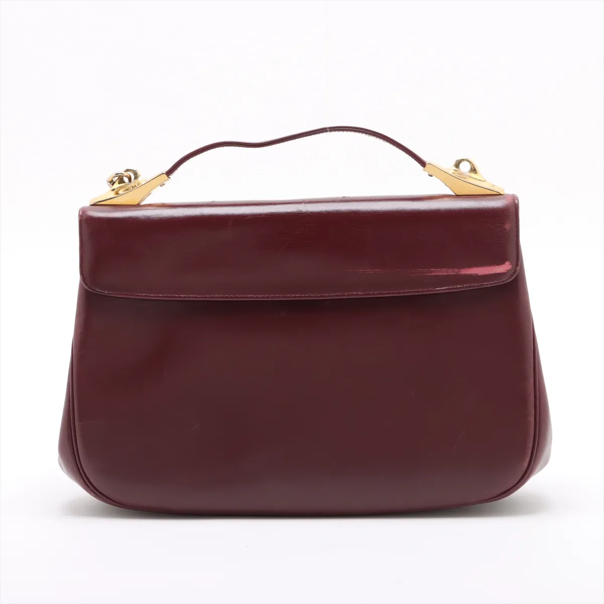 Trotter Leather Shoulder Bag Red — view 2