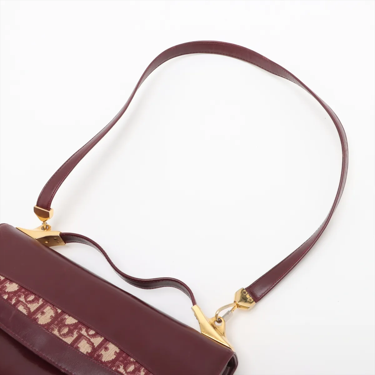 Trotter Leather Shoulder Bag Red — view 7