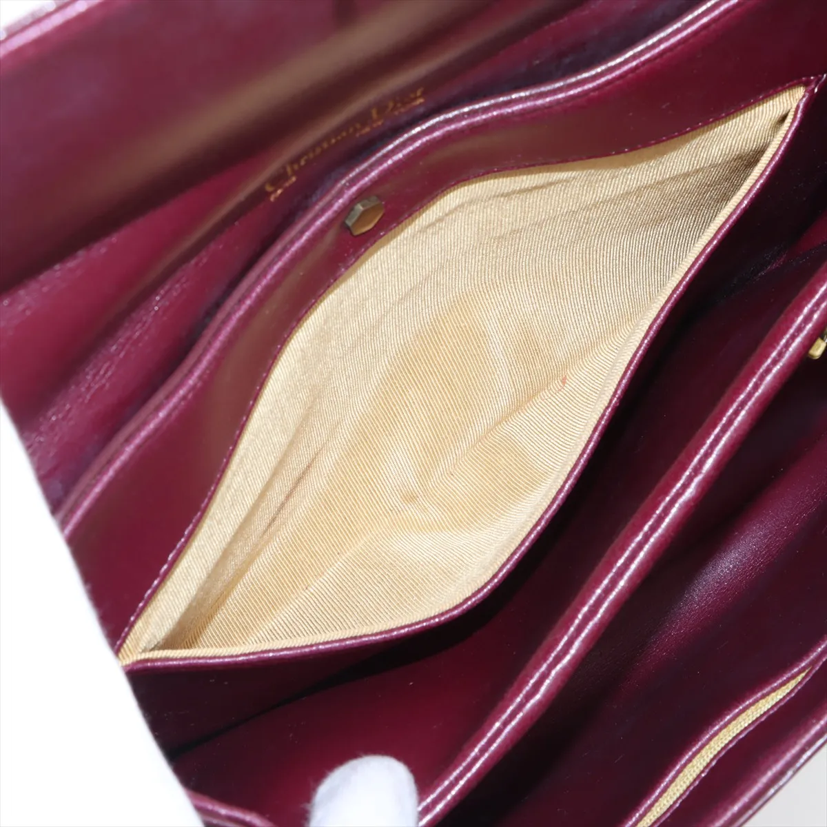 Trotter Leather Shoulder Bag Red — view 10