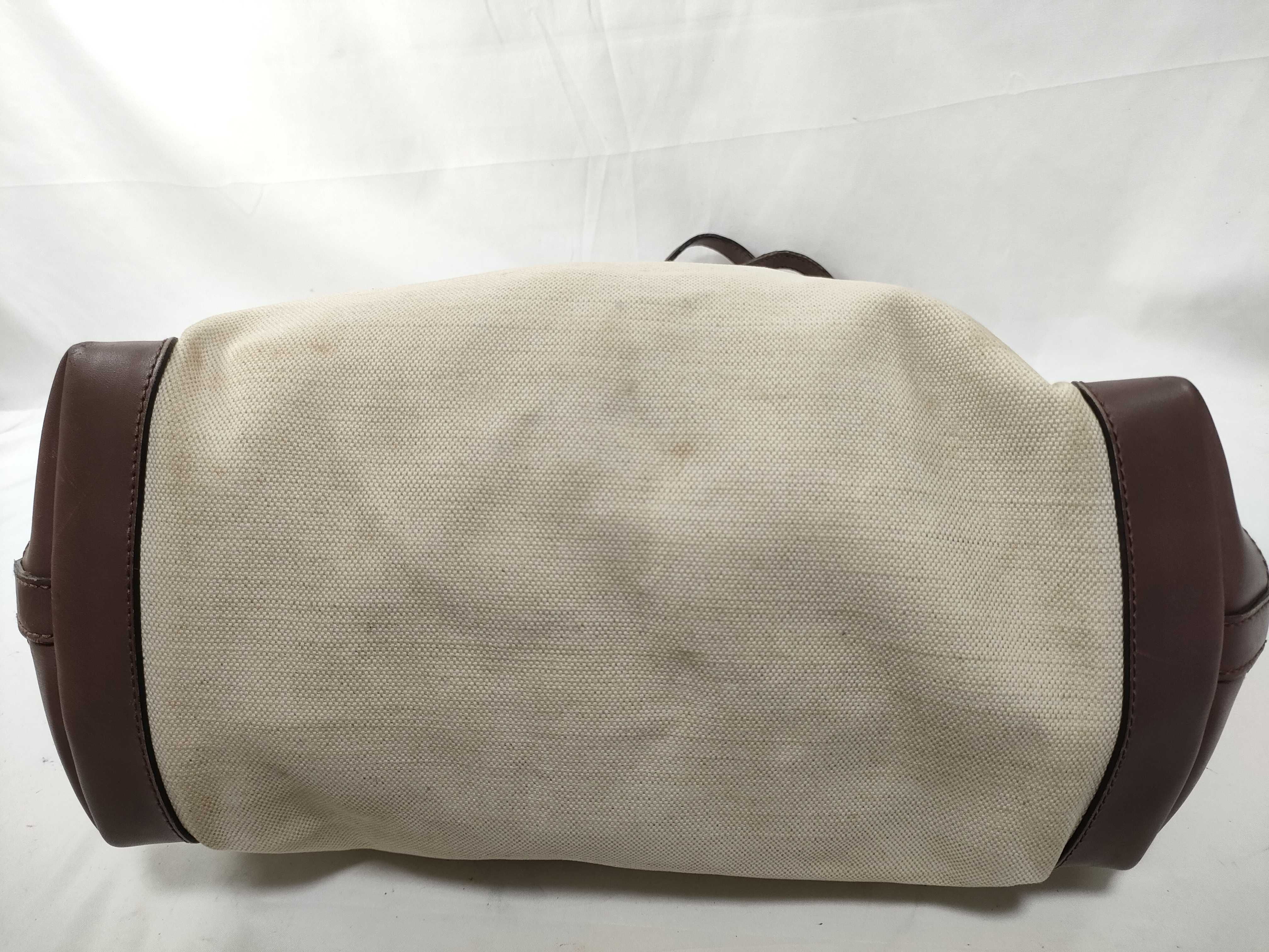 Logo Jacquard Canvas Tote Bag Handbag — view 7