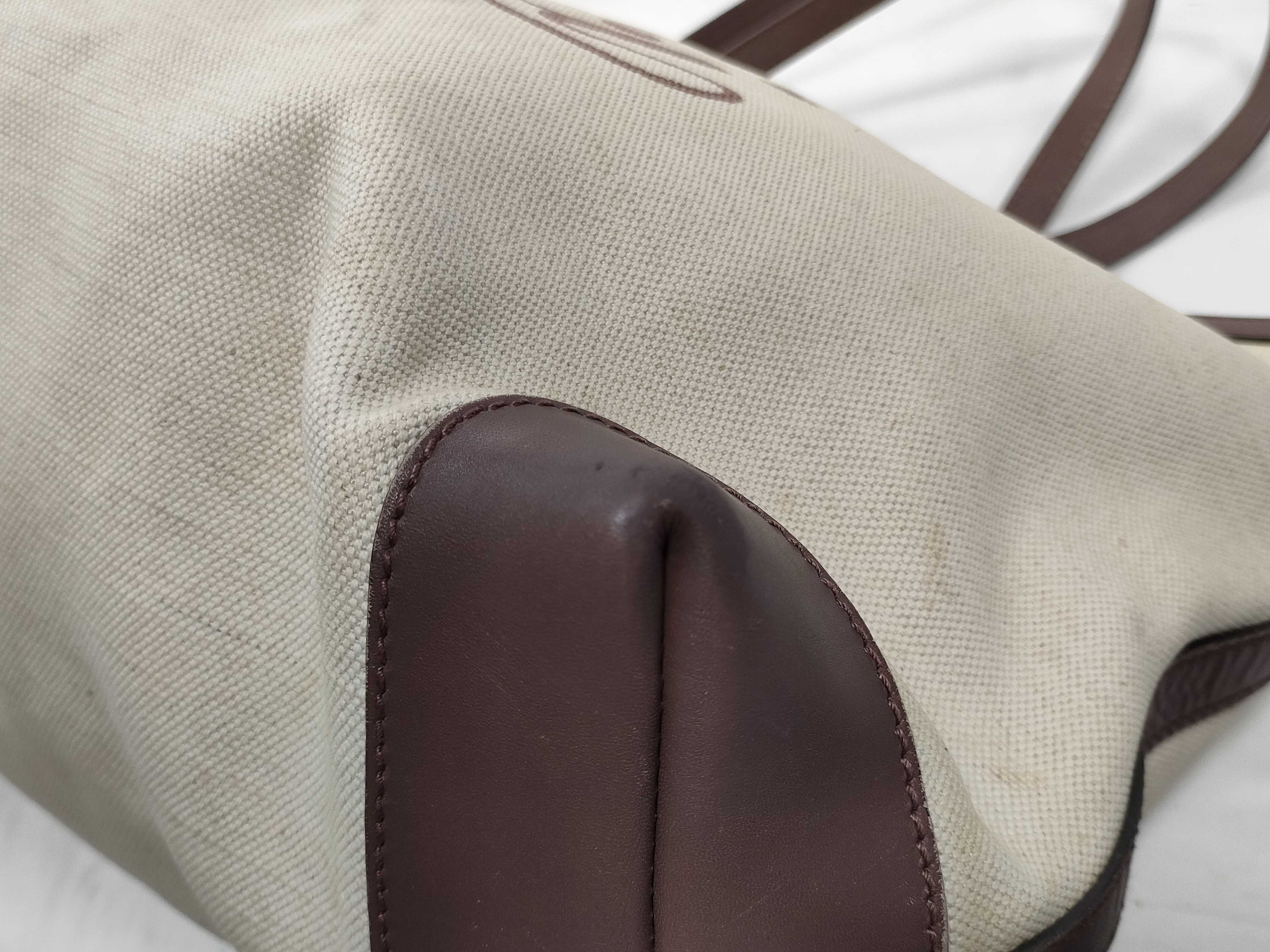 Logo Jacquard Canvas Tote Bag Handbag — view 8