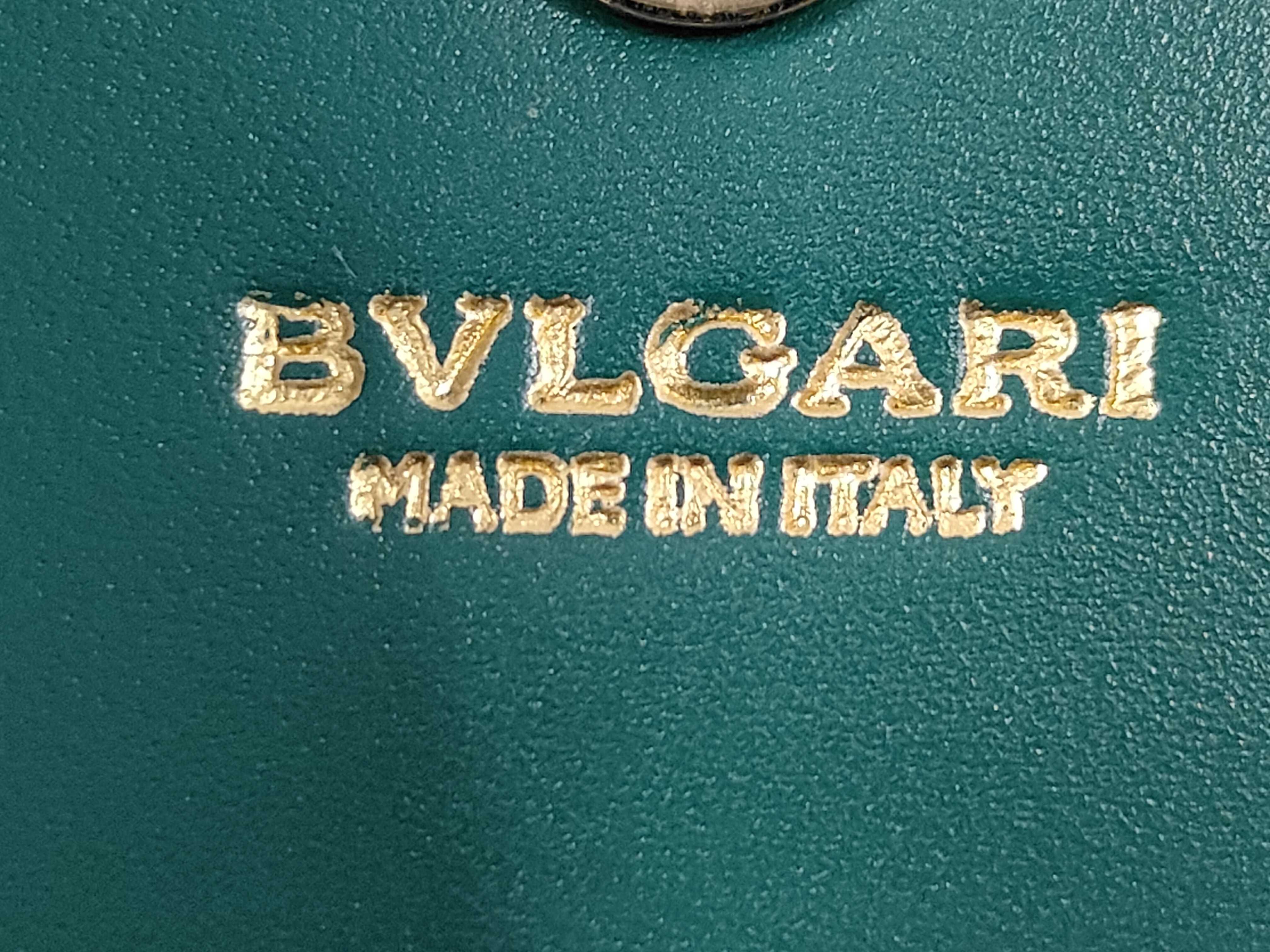 BULGARI Long Wallet Serpenti Forever Green Wallet — view 7