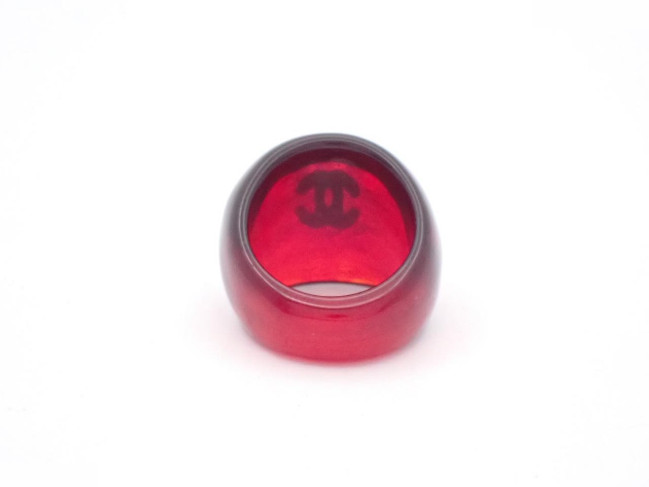 Coco Mark Plastic Ring #14 — view 2