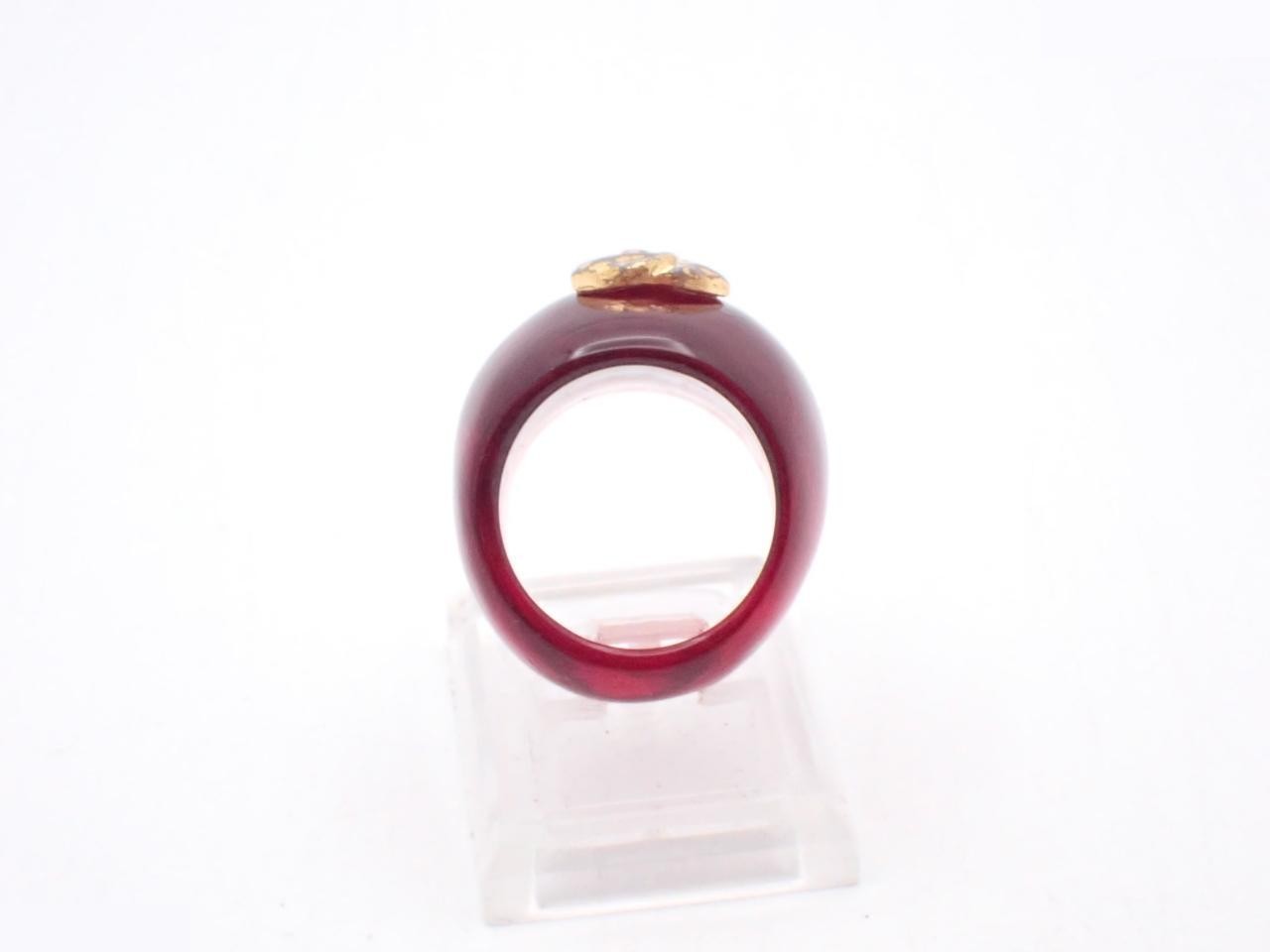 Coco Mark Plastic Ring #14 — view 3