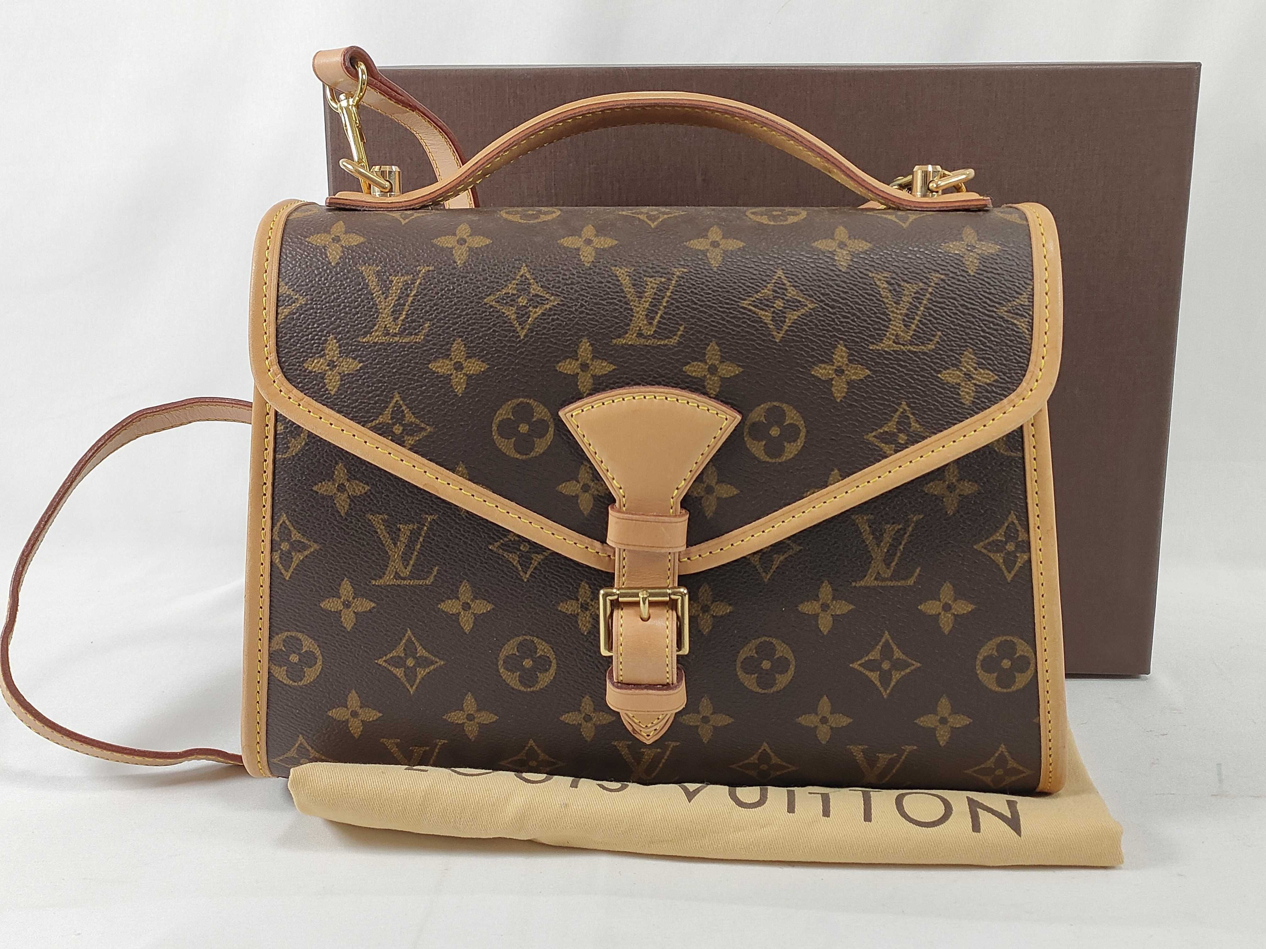 Monogram Louis Vuitton Bel Air Handbag with Dust Bag and Box