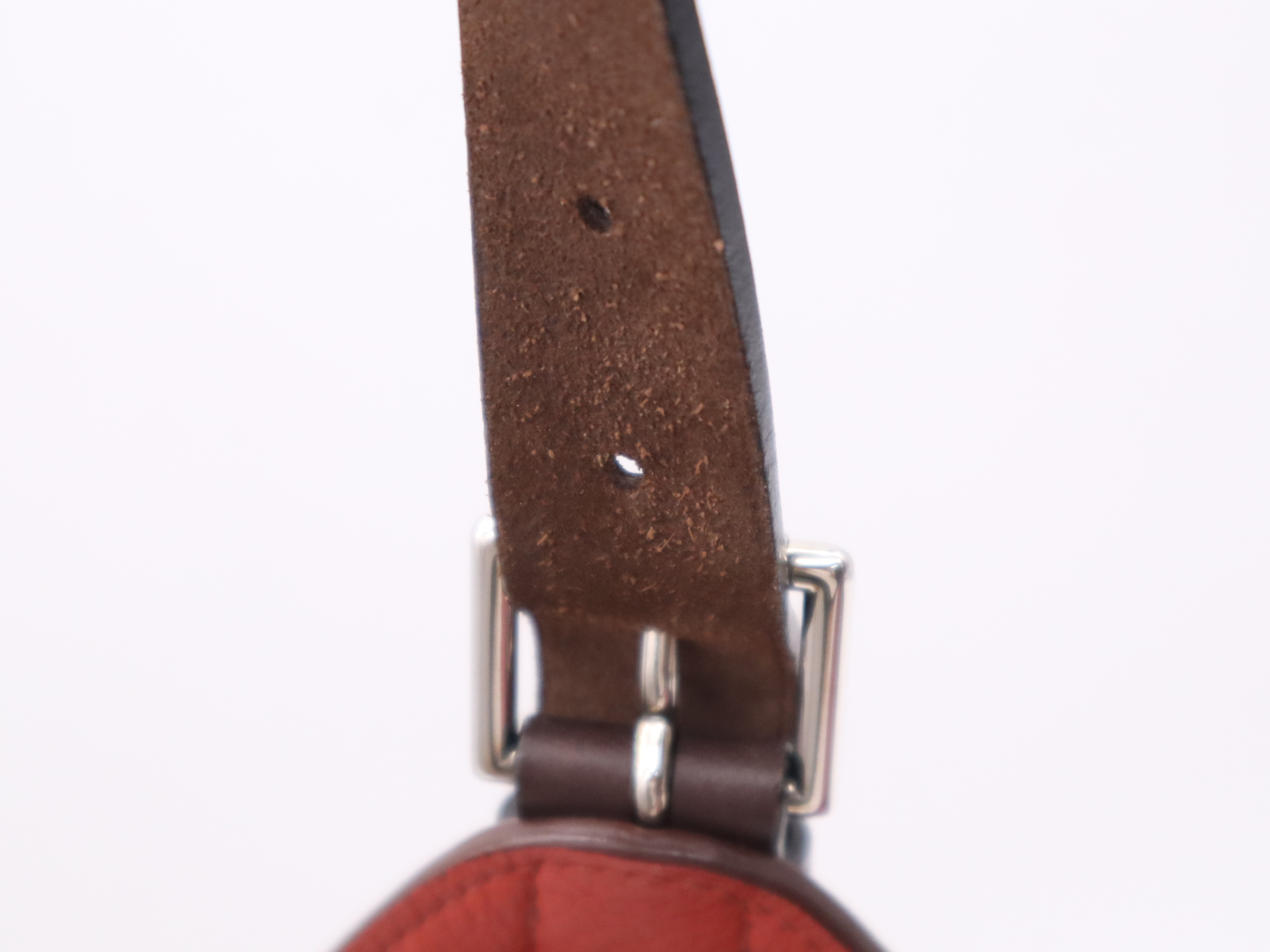 Marwari GM Tote Bag, Red/Dark Brown, M stamp, 2009, with dust bag. — view 9