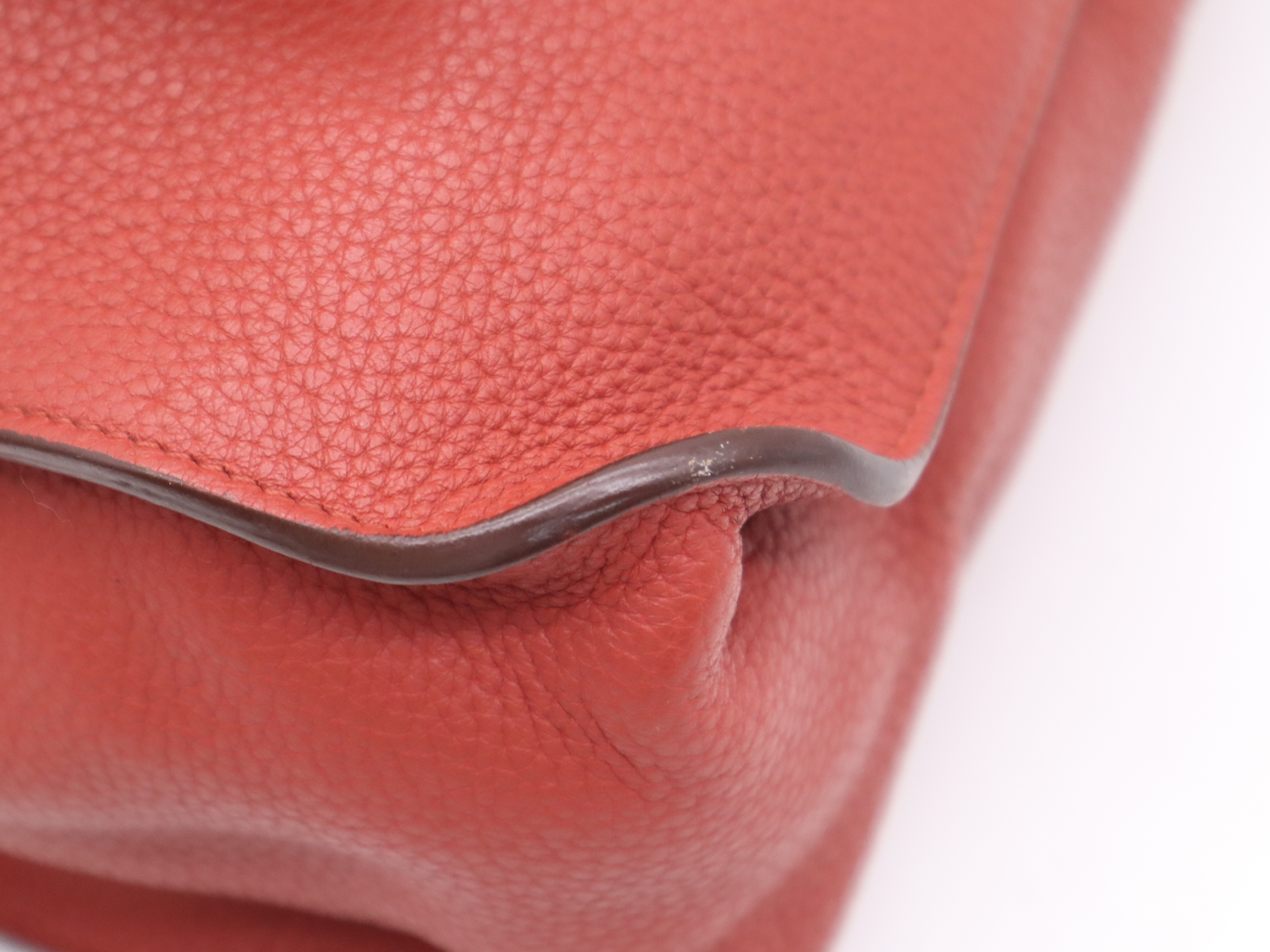 Marwari GM Tote Bag, Red/Dark Brown, M stamp, 2009, with dust bag. — view 10