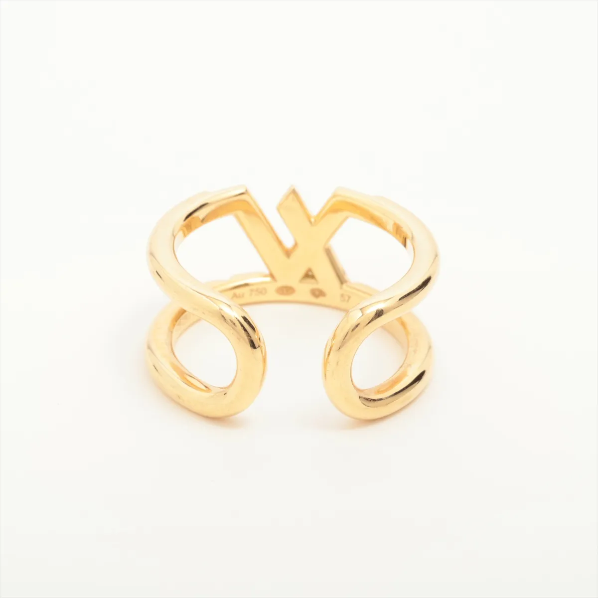 Diamond Ring 750(YG) 8.8g 57 G95577 — view 2