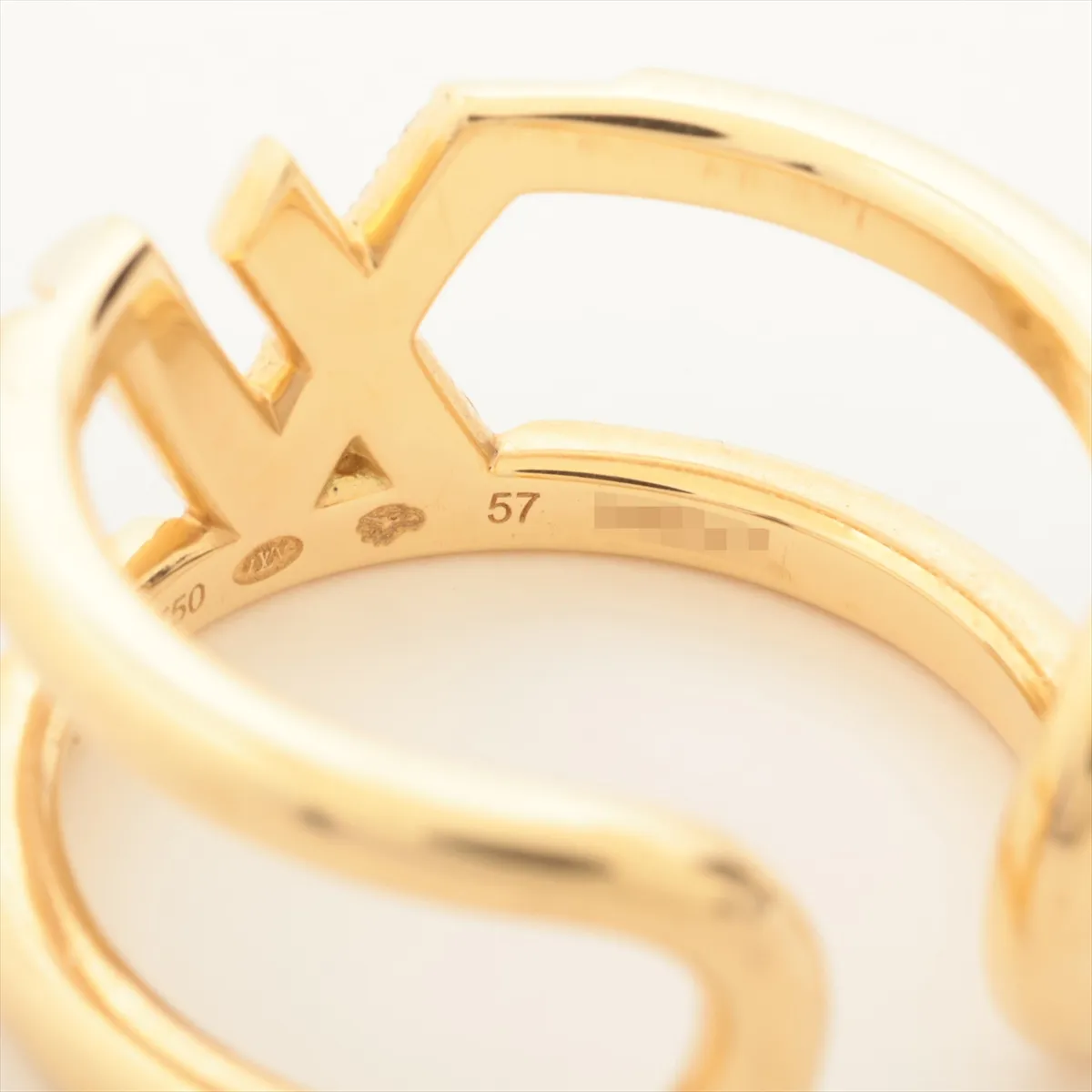 Diamond Ring 750(YG) 8.8g 57 G95577 — view 4