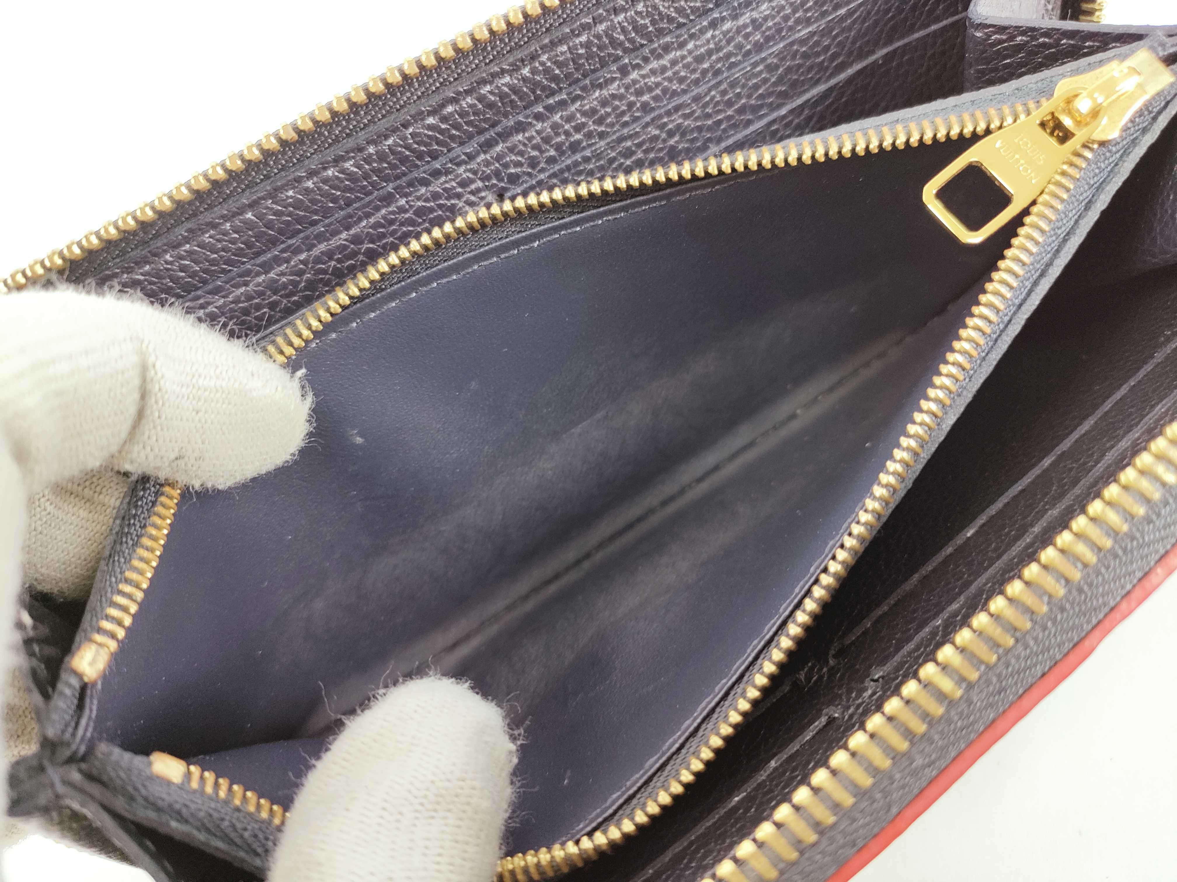 Monogram Empreinte Louis Vuitton Monogram Empreinte Portefeuille Clemence Long Wallet — view 14