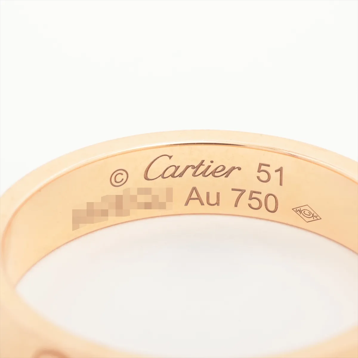 Mini Love Ring 750(PG) 3.2g 51 852EQJ Thread — view 3