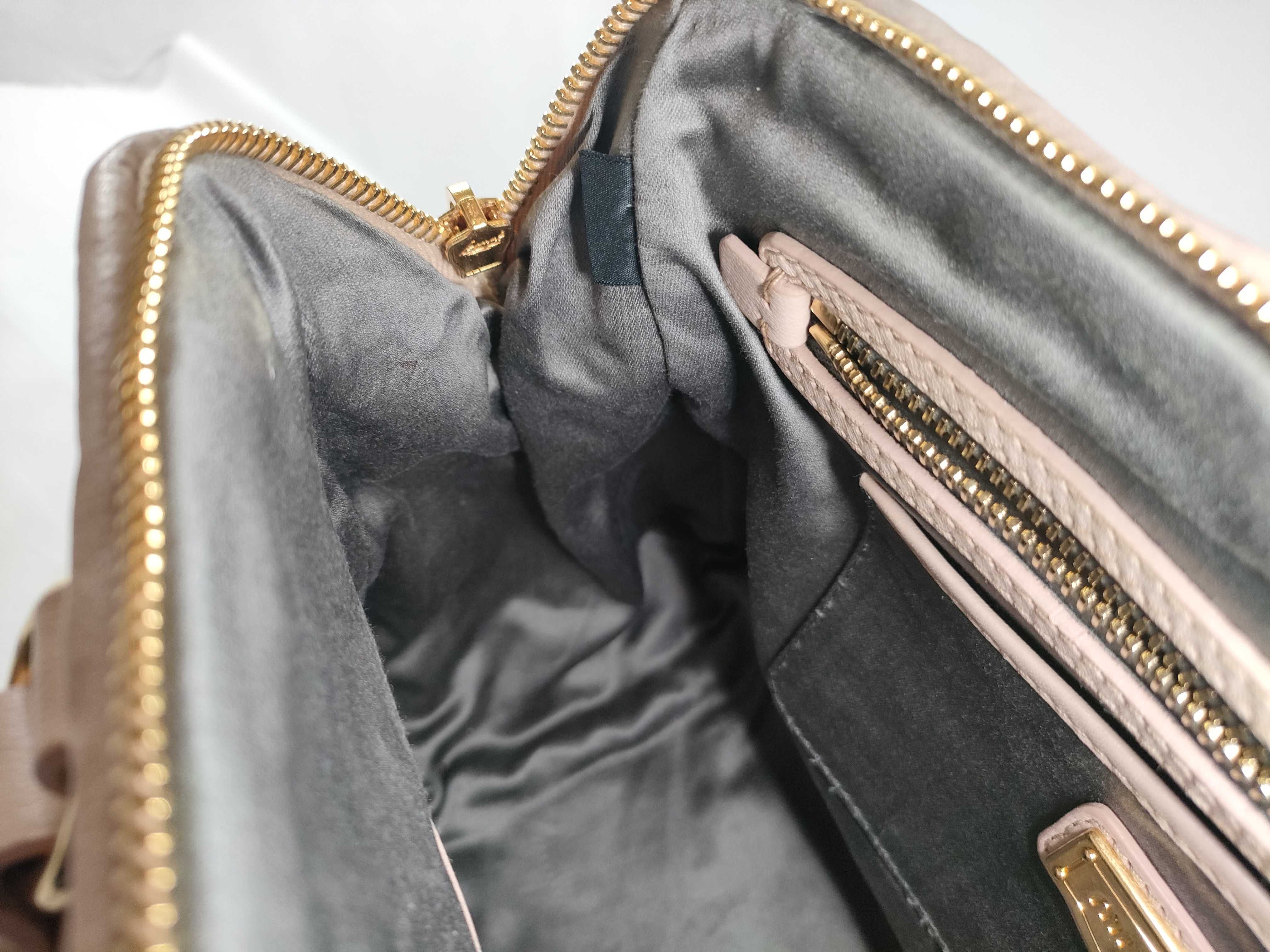 SG- Matelassé Leather 2-Way Handbag Pink — view 12