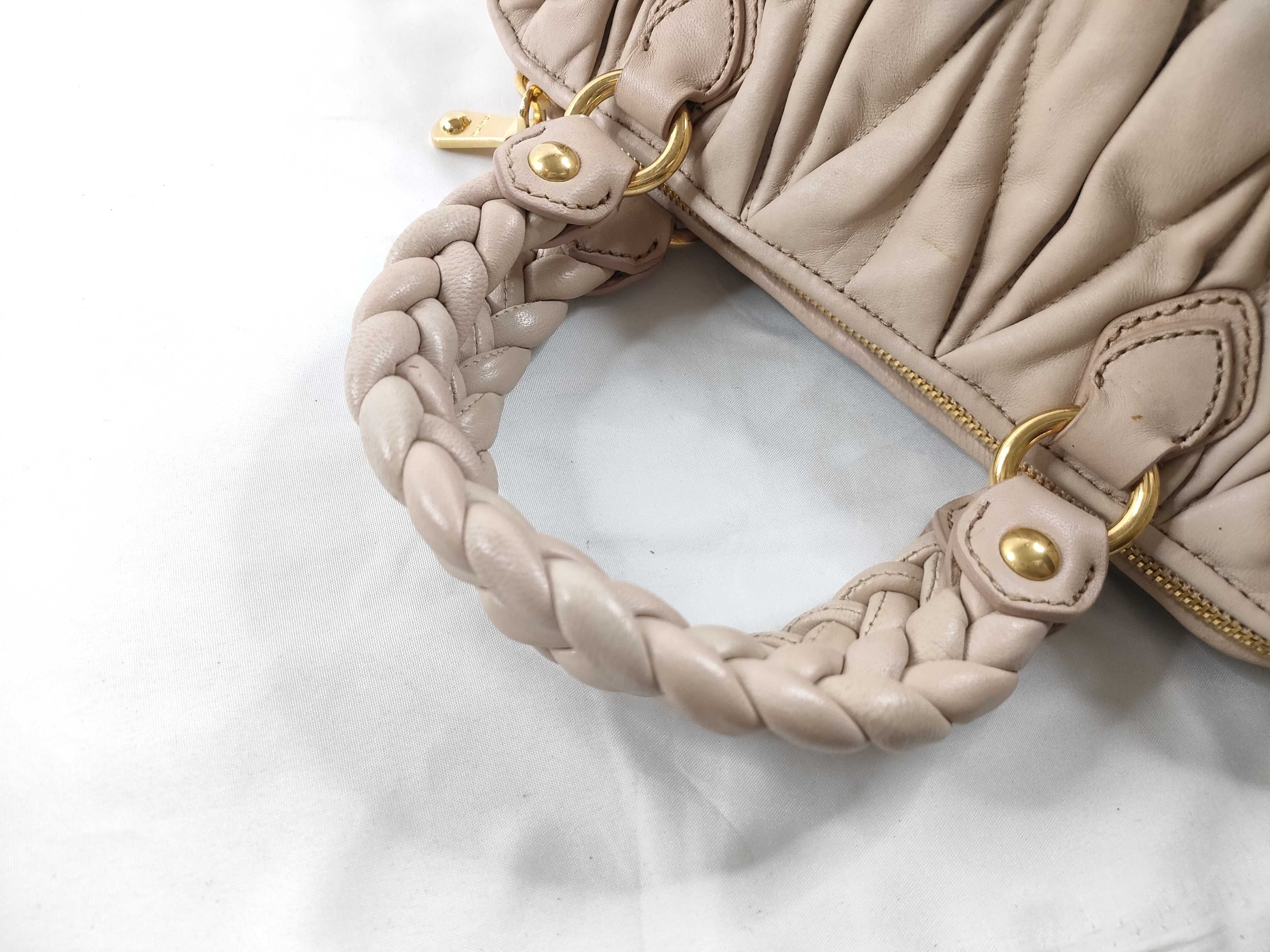 SG- Matelassé Leather 2-Way Handbag Pink — view 6