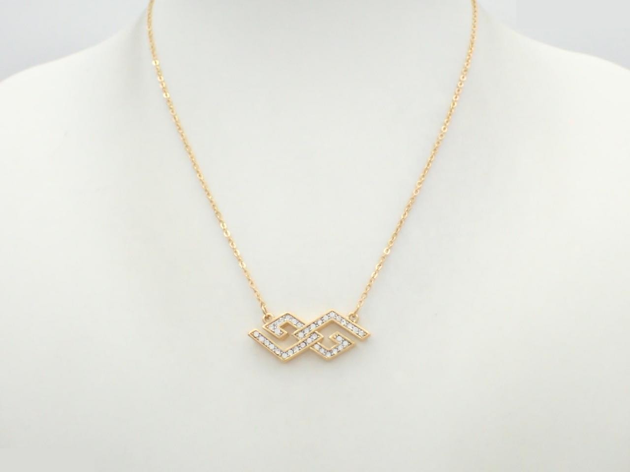 Other line: Precious metal necklaces and pendants, neck circumference approximately 36 cm. — view 3